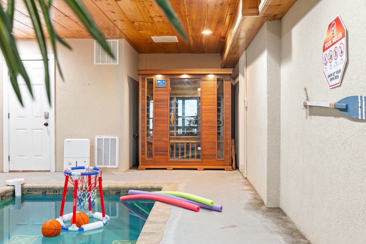 Unwind in the warmth of your private sauna, surrounded by the serene beauty of the mountains.