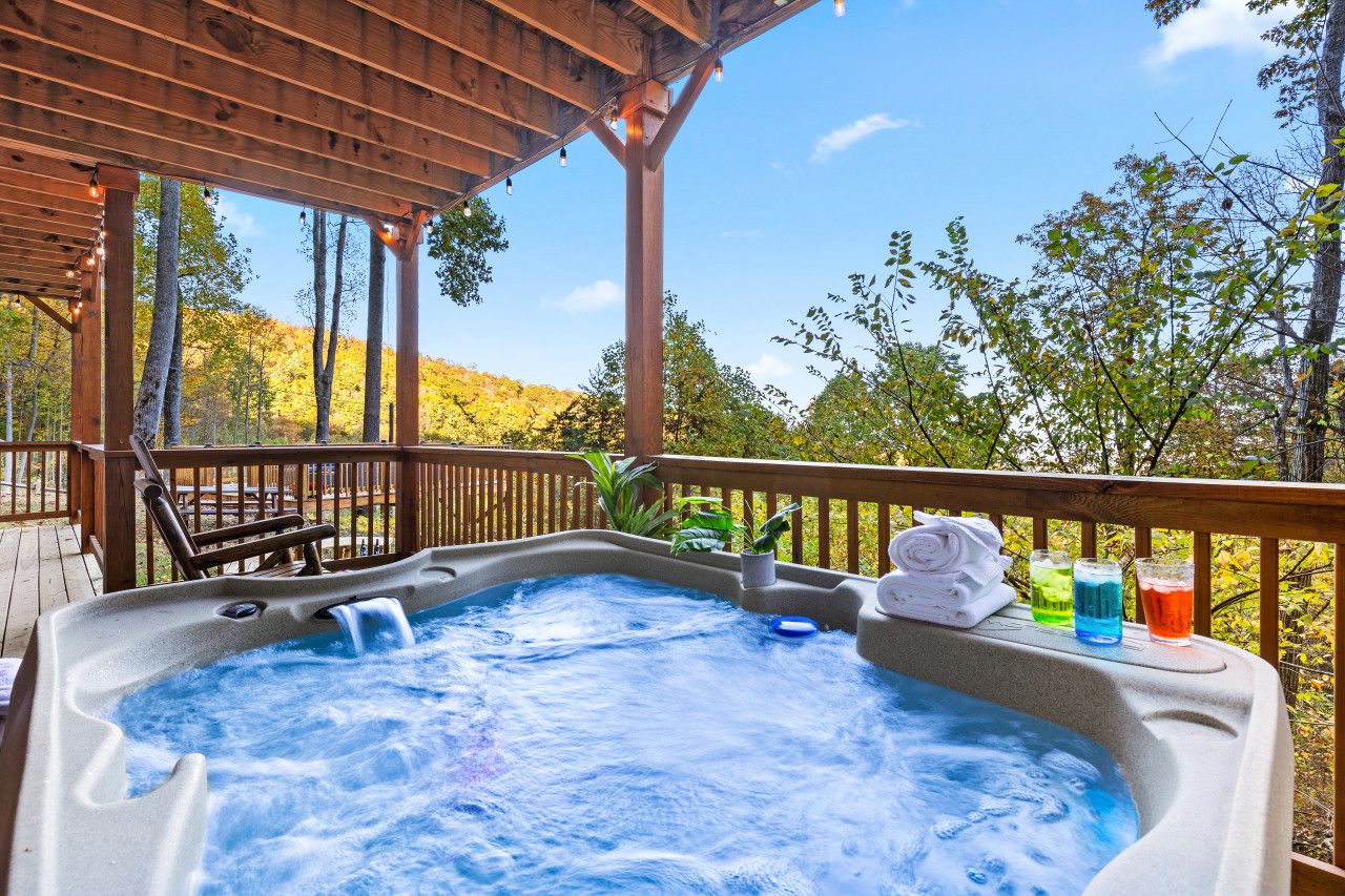 Welcome to Serene Mountain Retreat by Ghosal Luxury Lodging—breathtaking views and luxury in the heart of the Smoky Mountains.