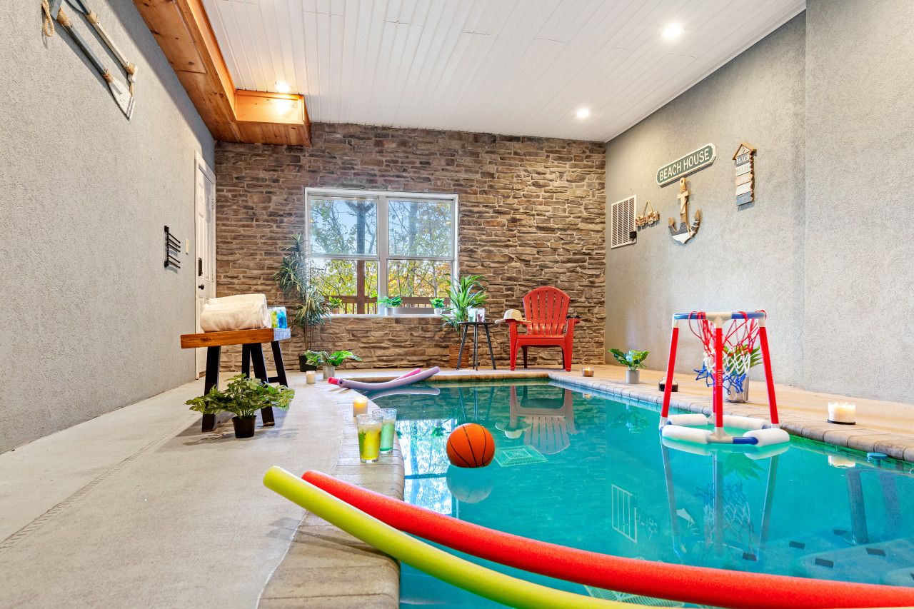 Year-round fun in your private heated pool—perfect for kids, games, and lazy afternoons with family.