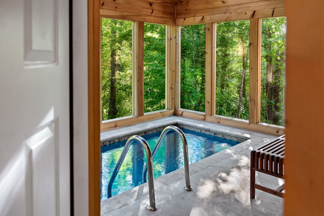 Dive into tranquility, no matter the season.