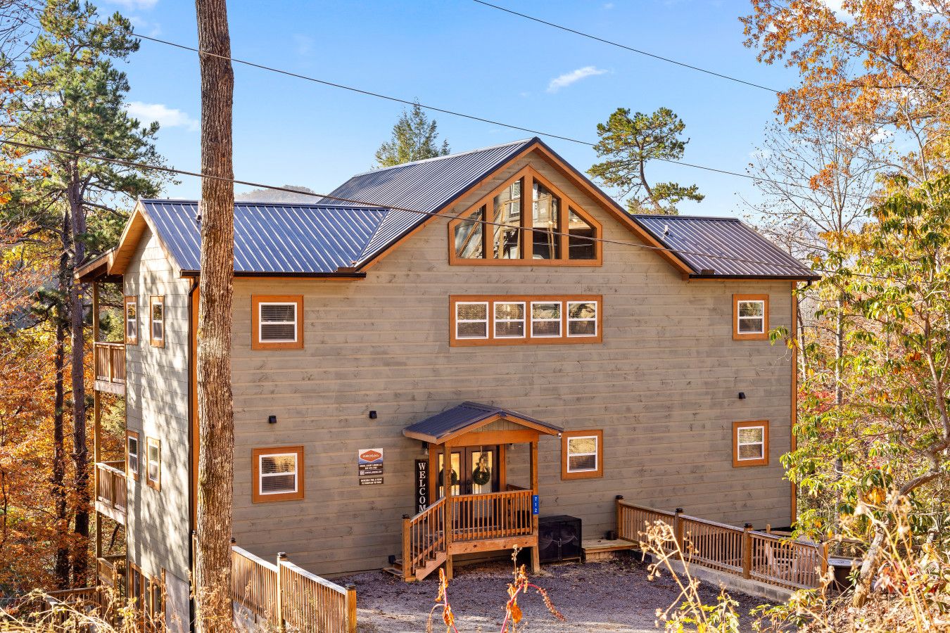 Your mountain escape starts here—secluded in the trees, just minutes from downtown Gatlinburg.