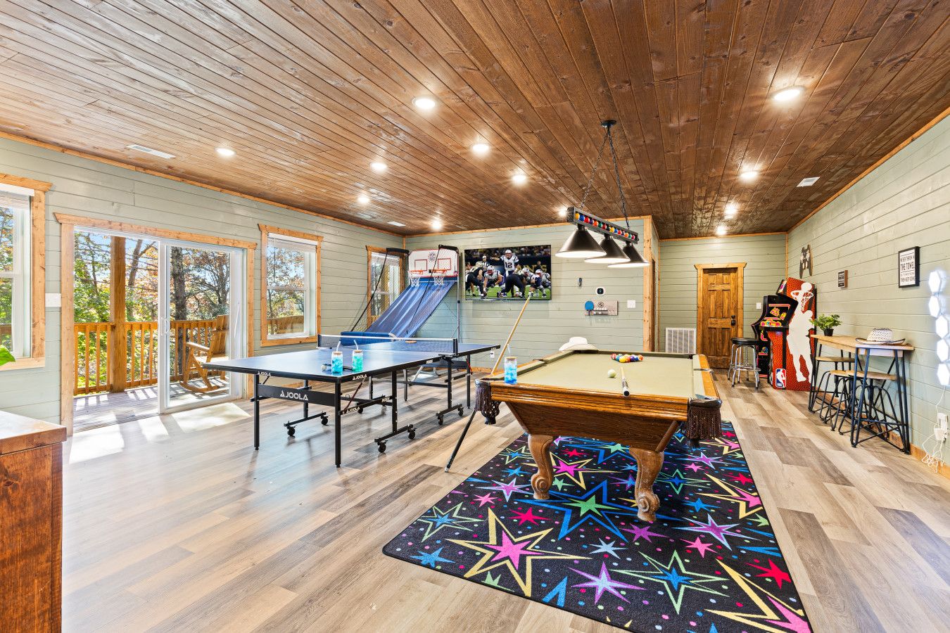 Create memories with hours of laughs in this game-filled space.