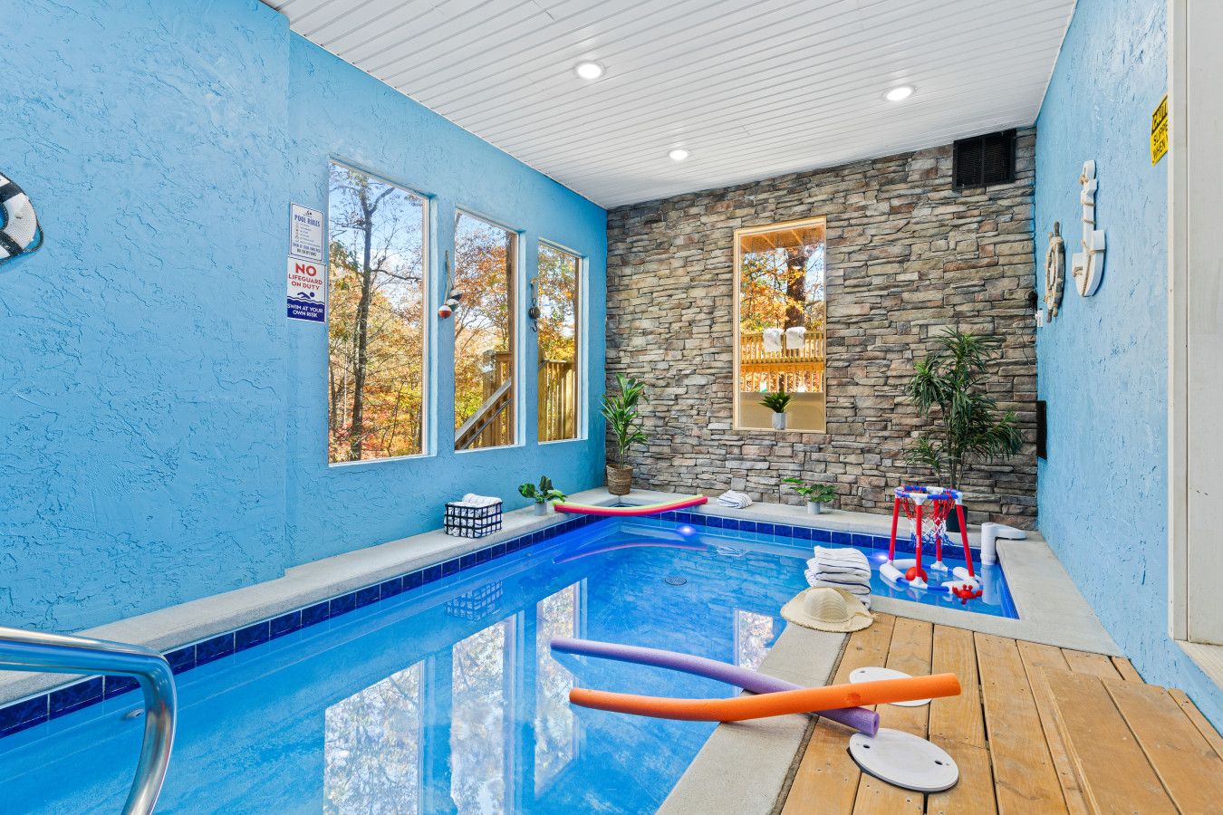 Swim, laugh, and soak up the views, all indoors.