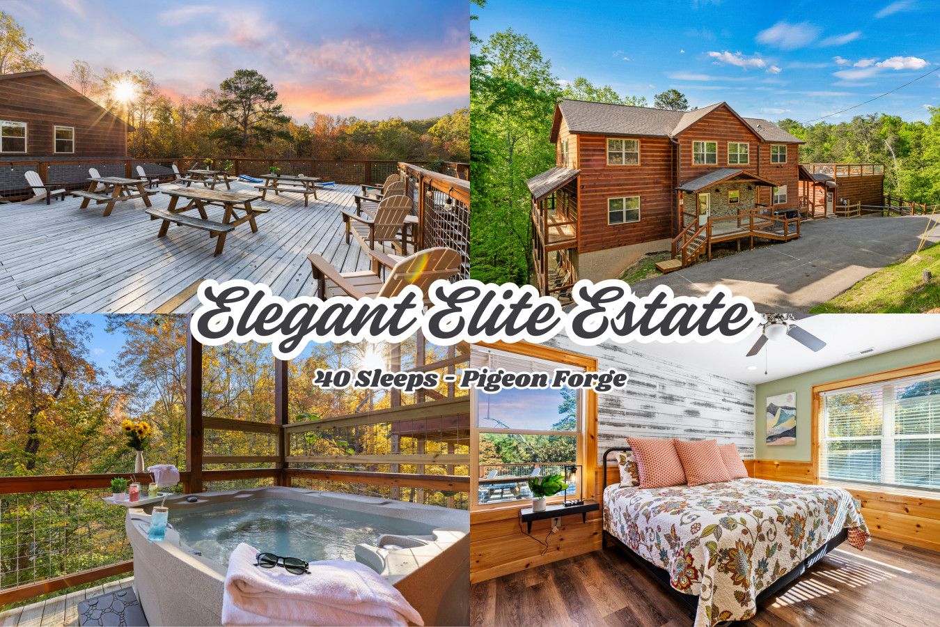 Welcome to Elegant Elite Estate by Ghosal Luxury Lodging—crafted for groups of up to 40 guests. Discover Mountain Excellence.