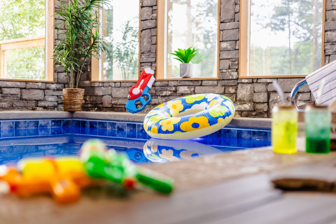 The indoor pool: where kids laugh, parents relax, and memories are made.