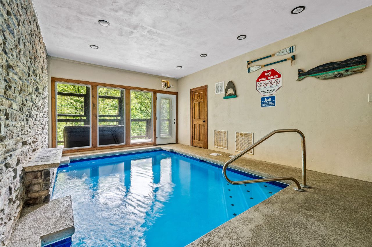 A pool just steps from your living space.