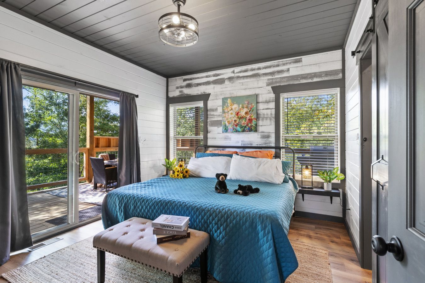 In this cabin, luxury is everything—enjoy six spacious master bedrooms, each designed for ultimate comfort and privacy.