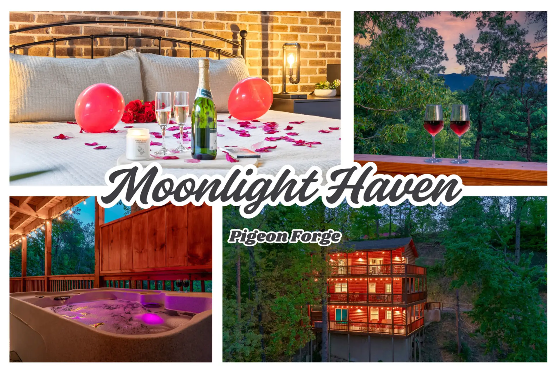 Discover Moonlight Haven by Ghosal Luxury Lodging—an intimate Smoky Mountain retreat!