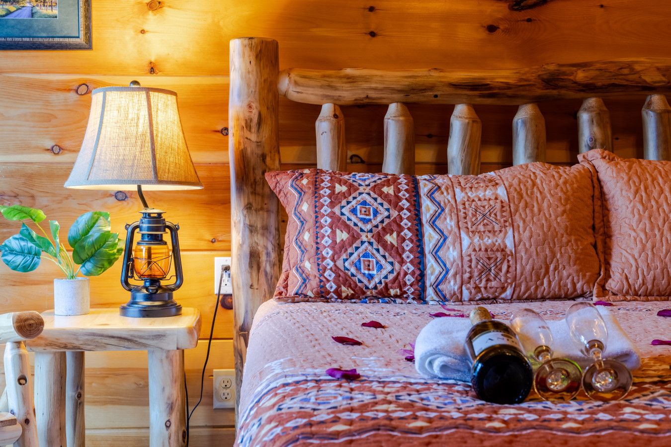 This cabin offers the ultimate romantic escape, where every detail invites you to relax and enjoy quality time together.