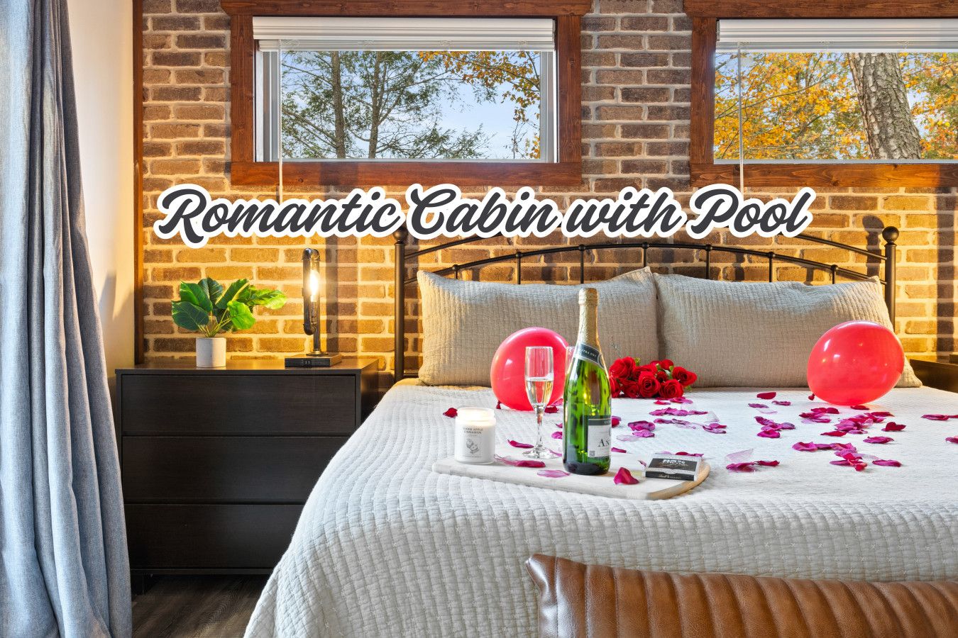 Welcome to Romantic Cabin with Pool — a private couples retreat designed for unforgettable moments in the Smokies.