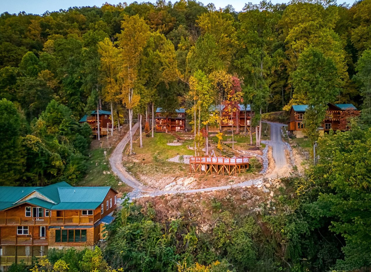 Five cabins. One private mountain estate!