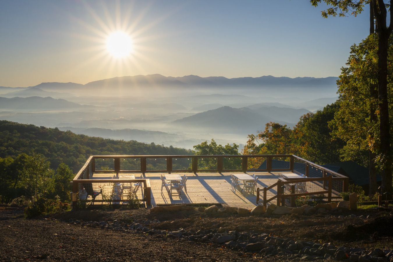 Wake up to the Great Smoky Mountains right outside your window — endless horizons, breathtaking views, and nature’s beauty at its best.