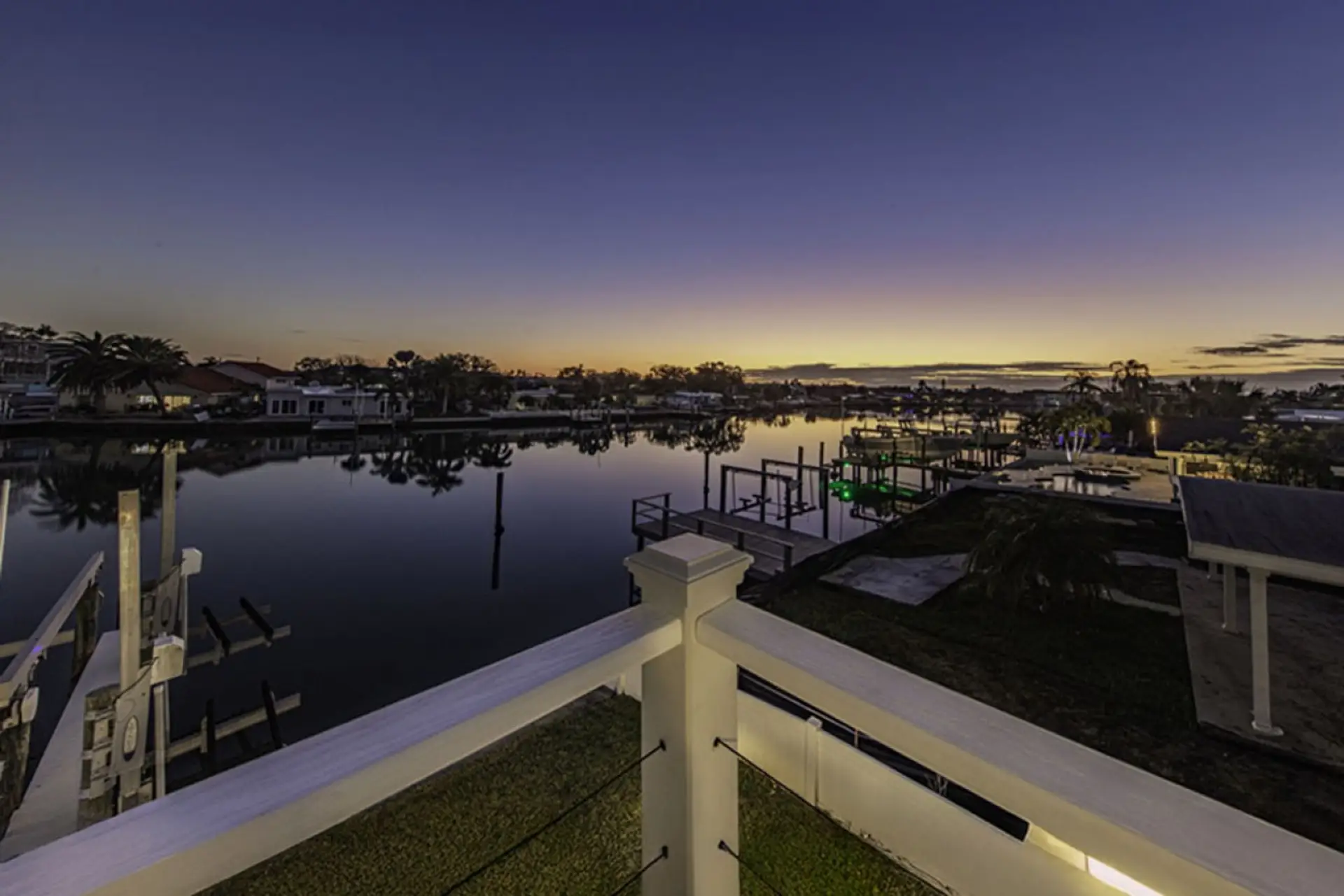 Sunset at Villa Azule