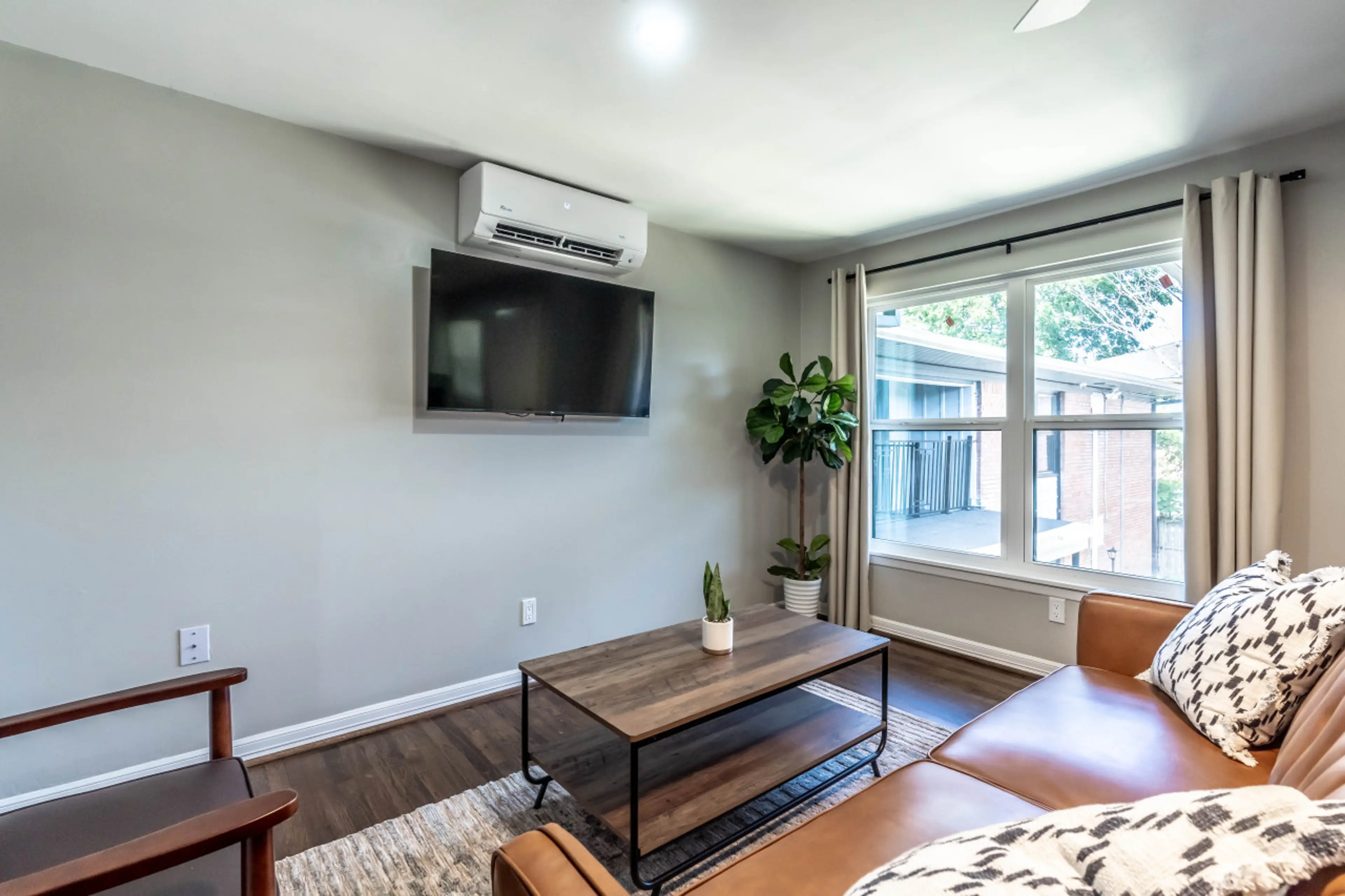 Versatile living space with a comfortable sofa bed