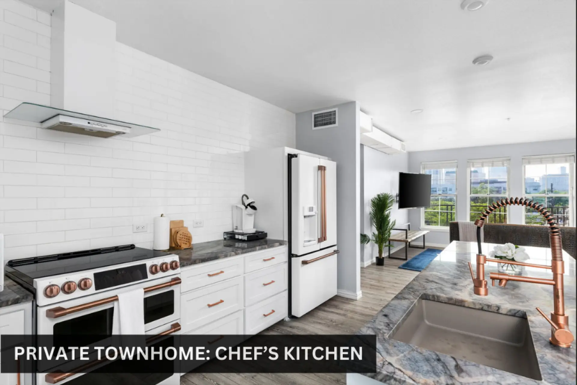 Your private kitchen within the townhome