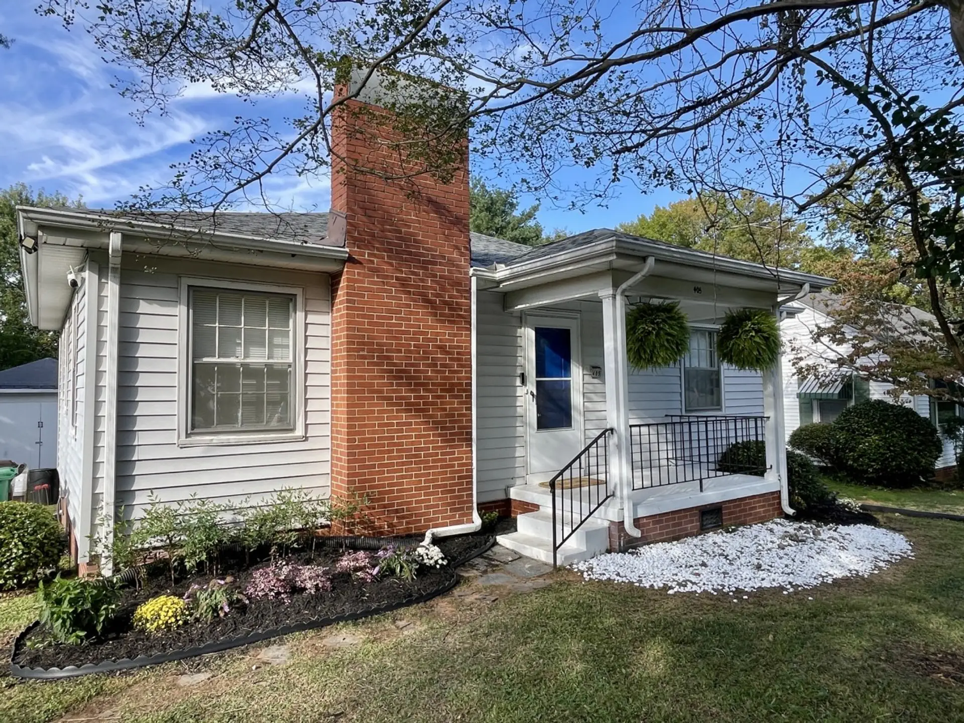 View of the front of our home
