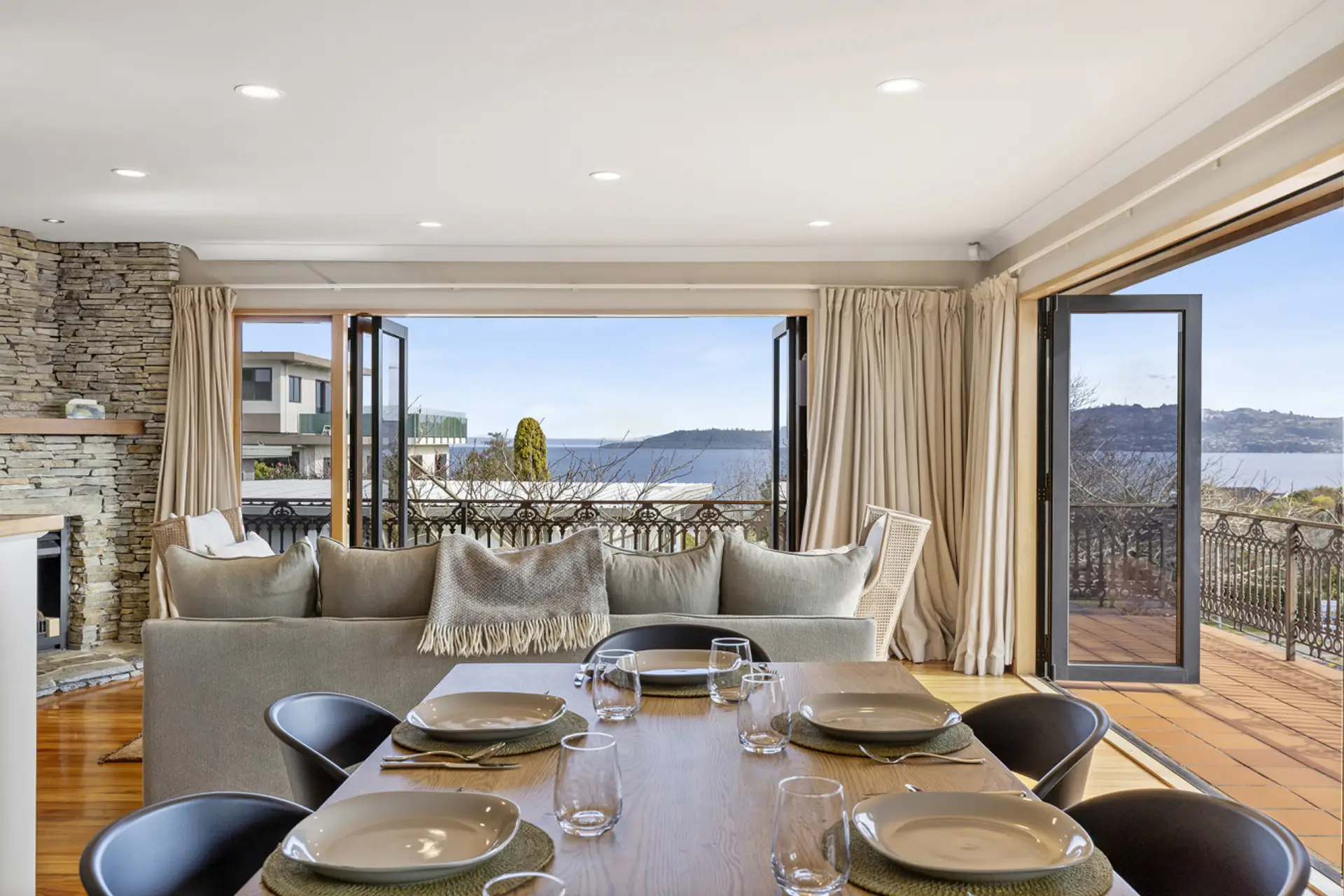 Dine with wrap-around views
