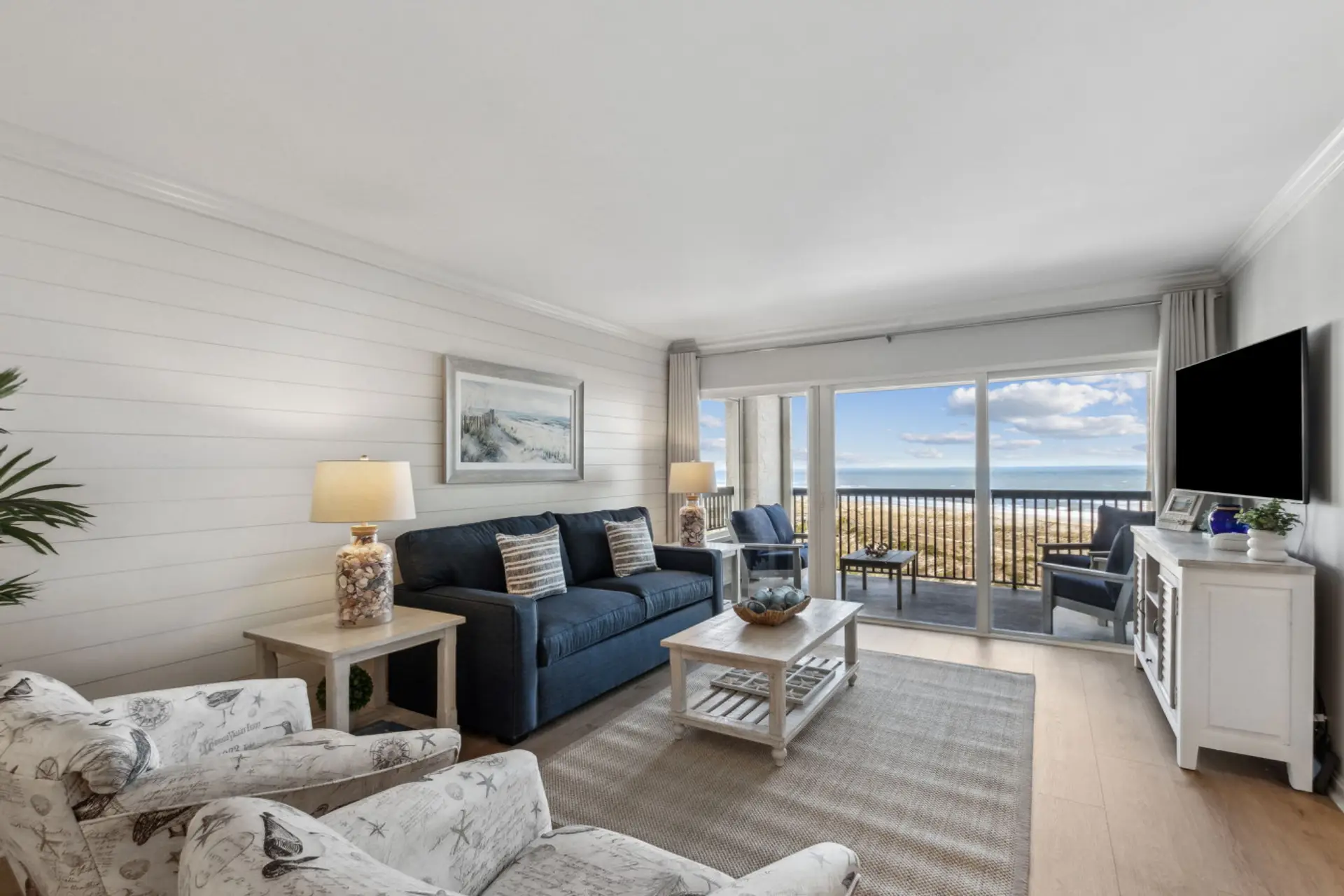Ocean front living room
