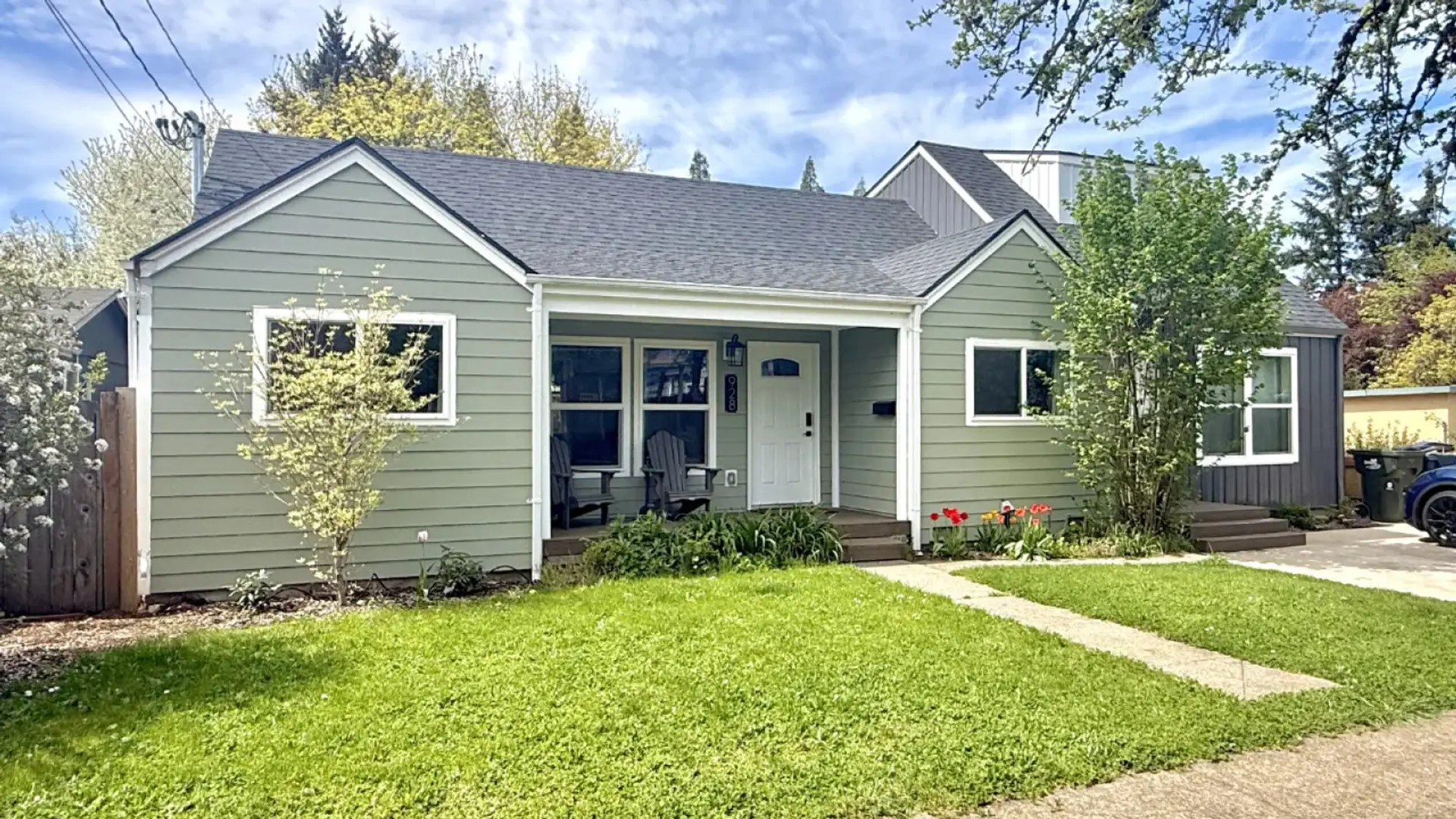 Cute 3 bedroom home with front porch and large back deck