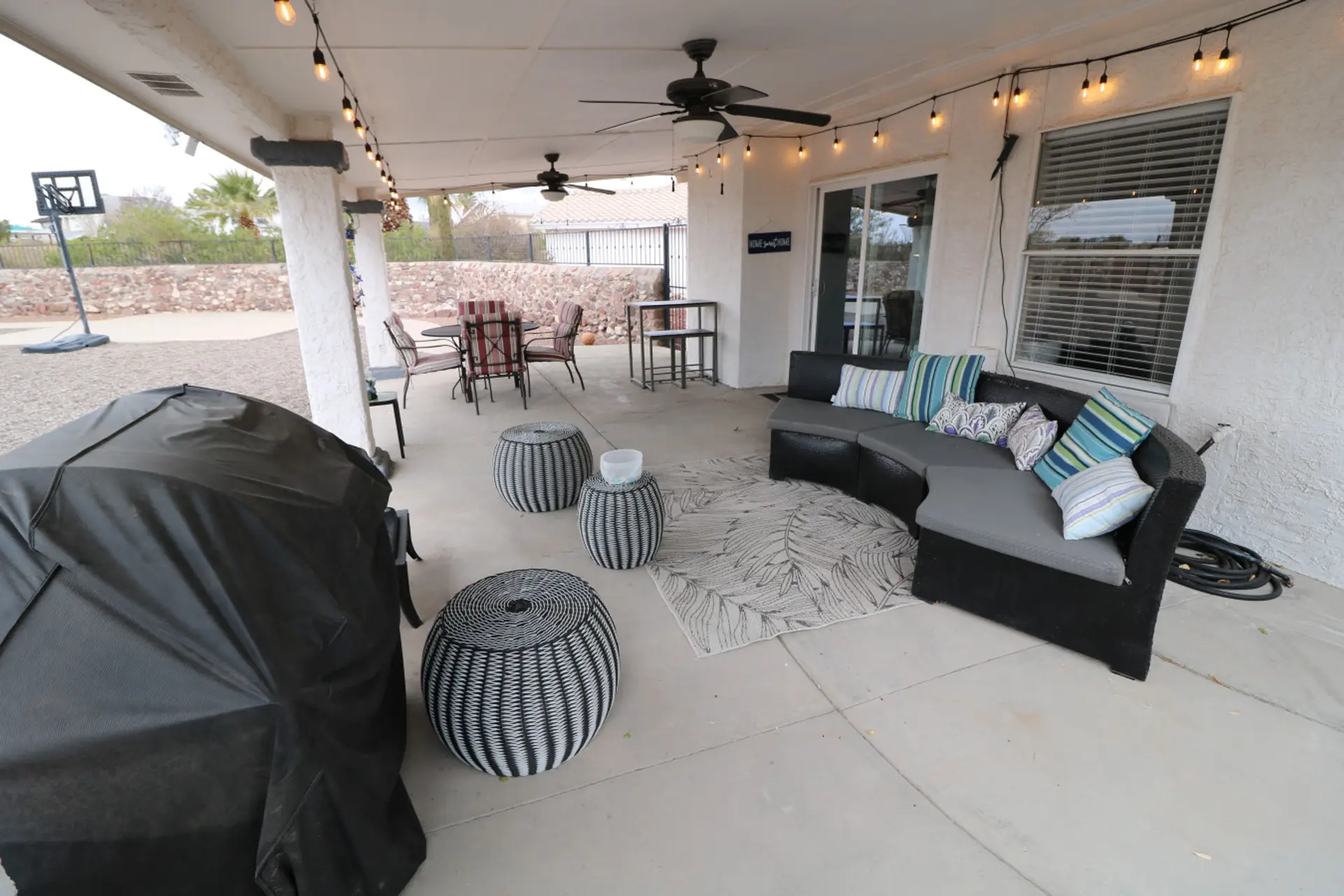 Porch sofa sitting