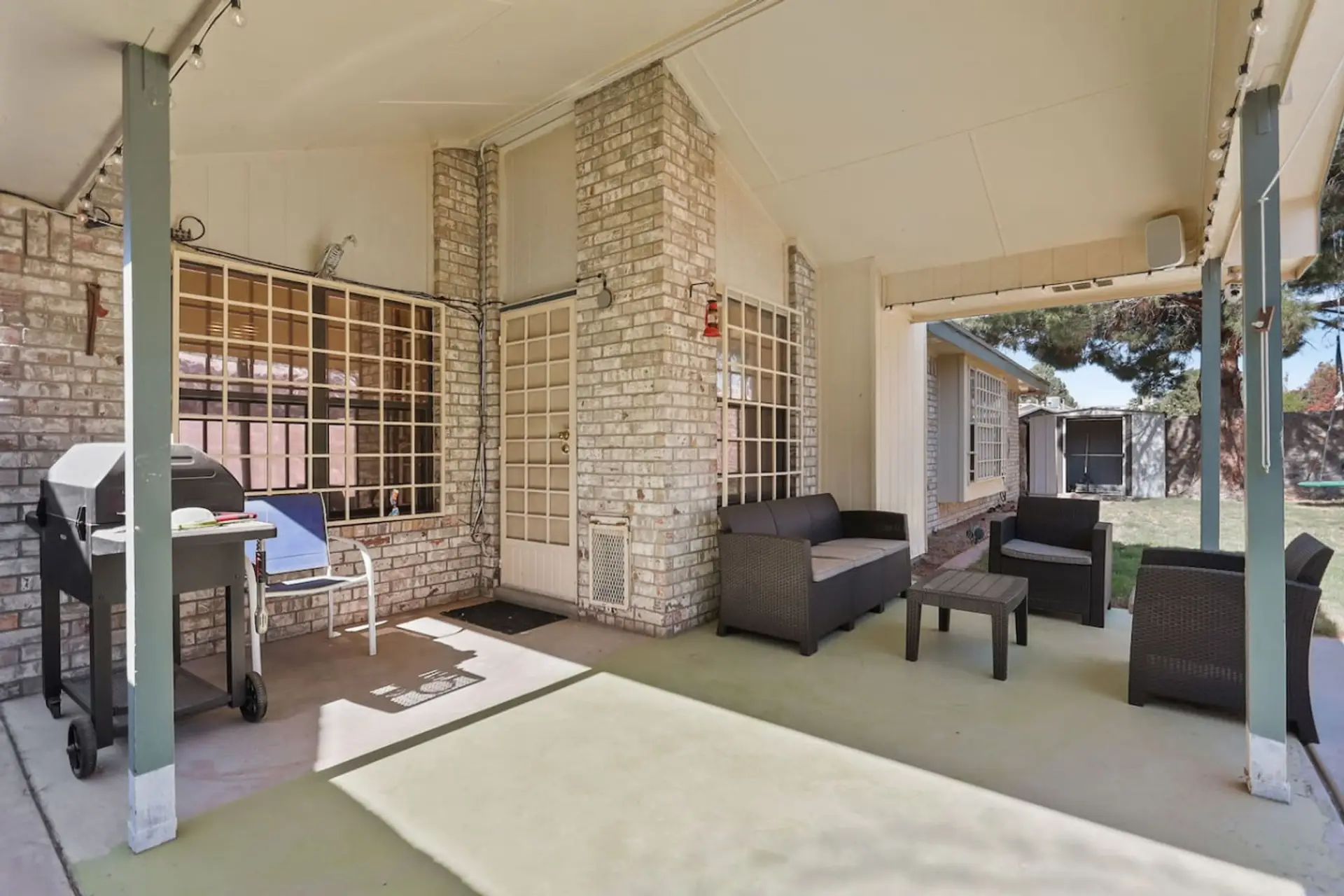 Beautiful Backyard/BBQ Grill/Sitting Area