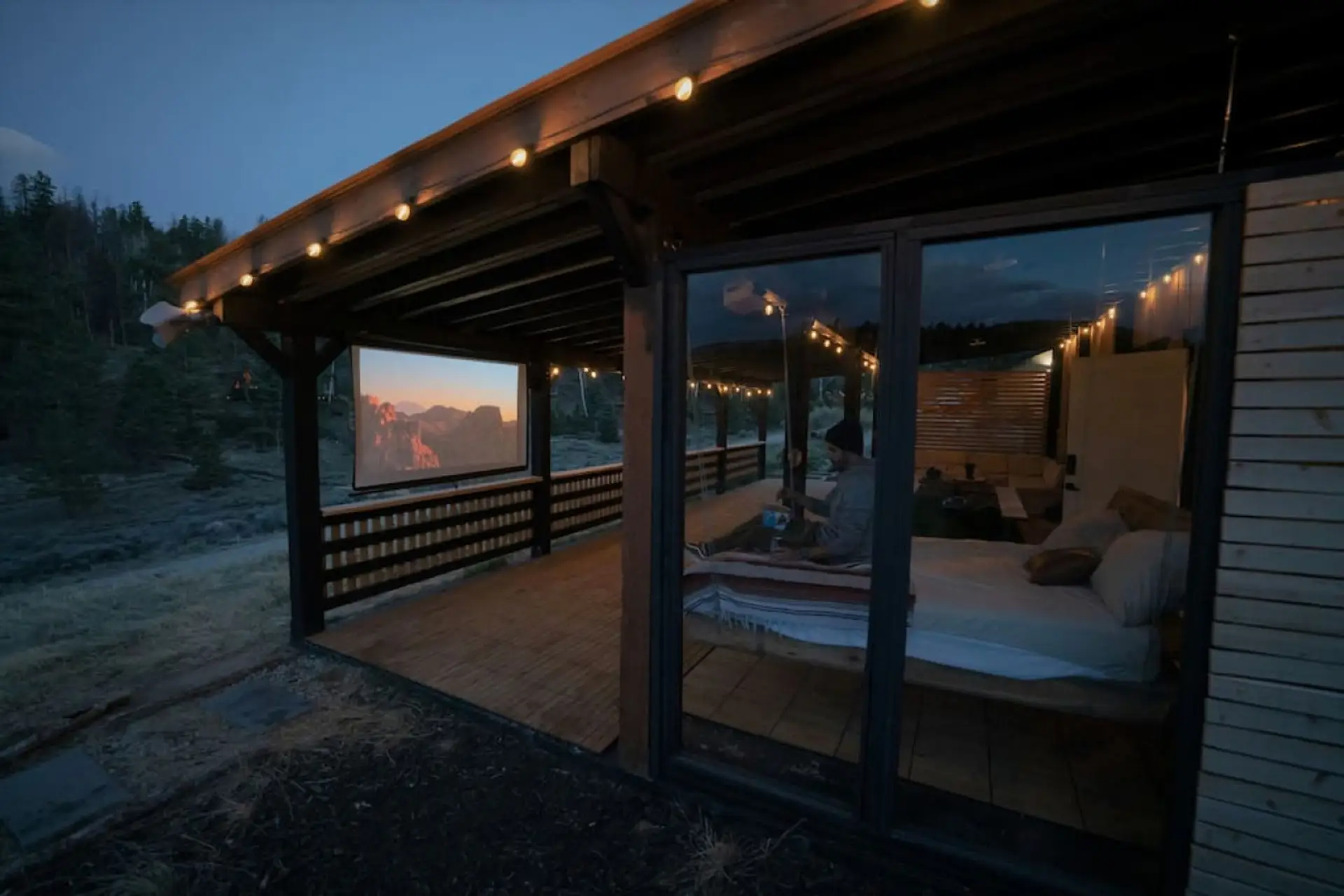 Stream movies and Netflix from the private balcony