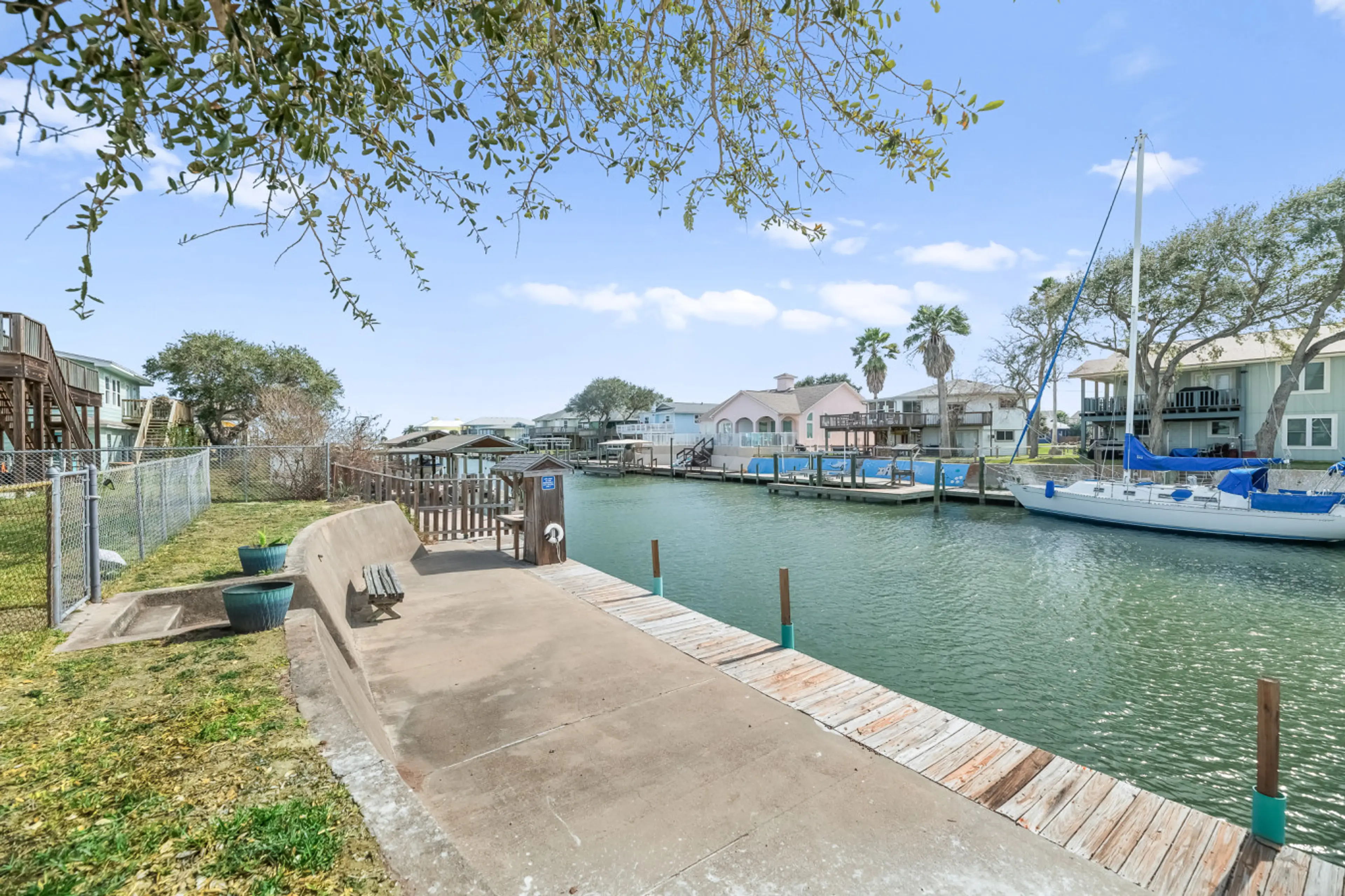 Private Dock with Fish Cleaning Station