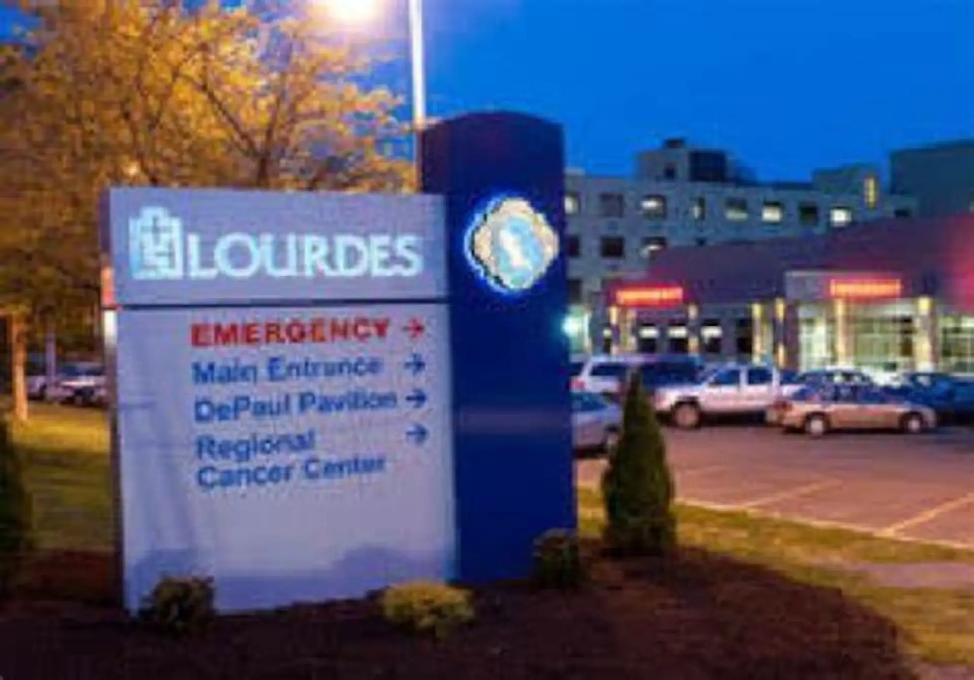 A short 5 minute drive to Lourdes Hospital in Binghamton, NY.