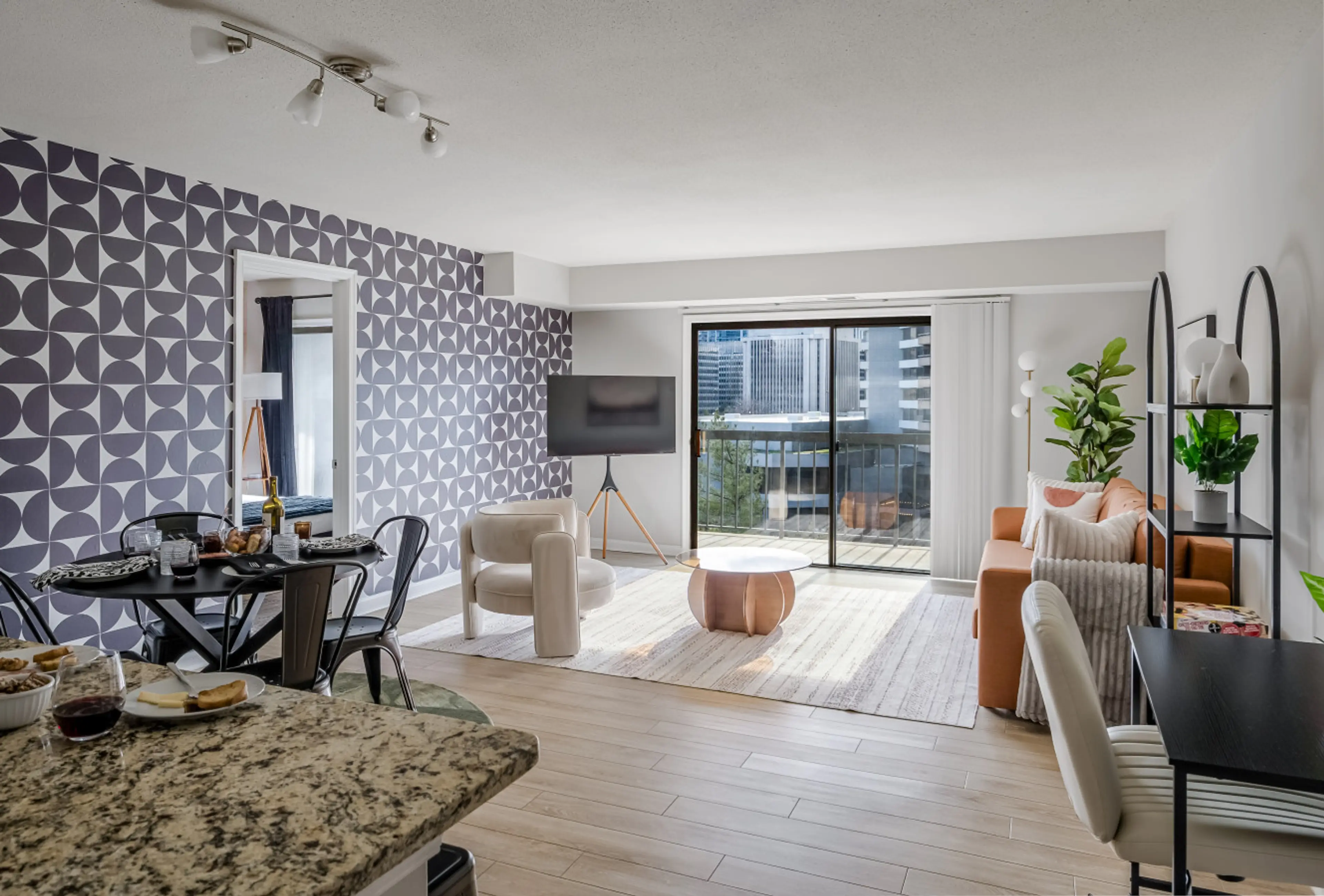 Spacious and inviting, the flow between the living, dining, and kitchen areas creates a perfect gathering spot for you to cook, dine, and unwind without missing a moment.