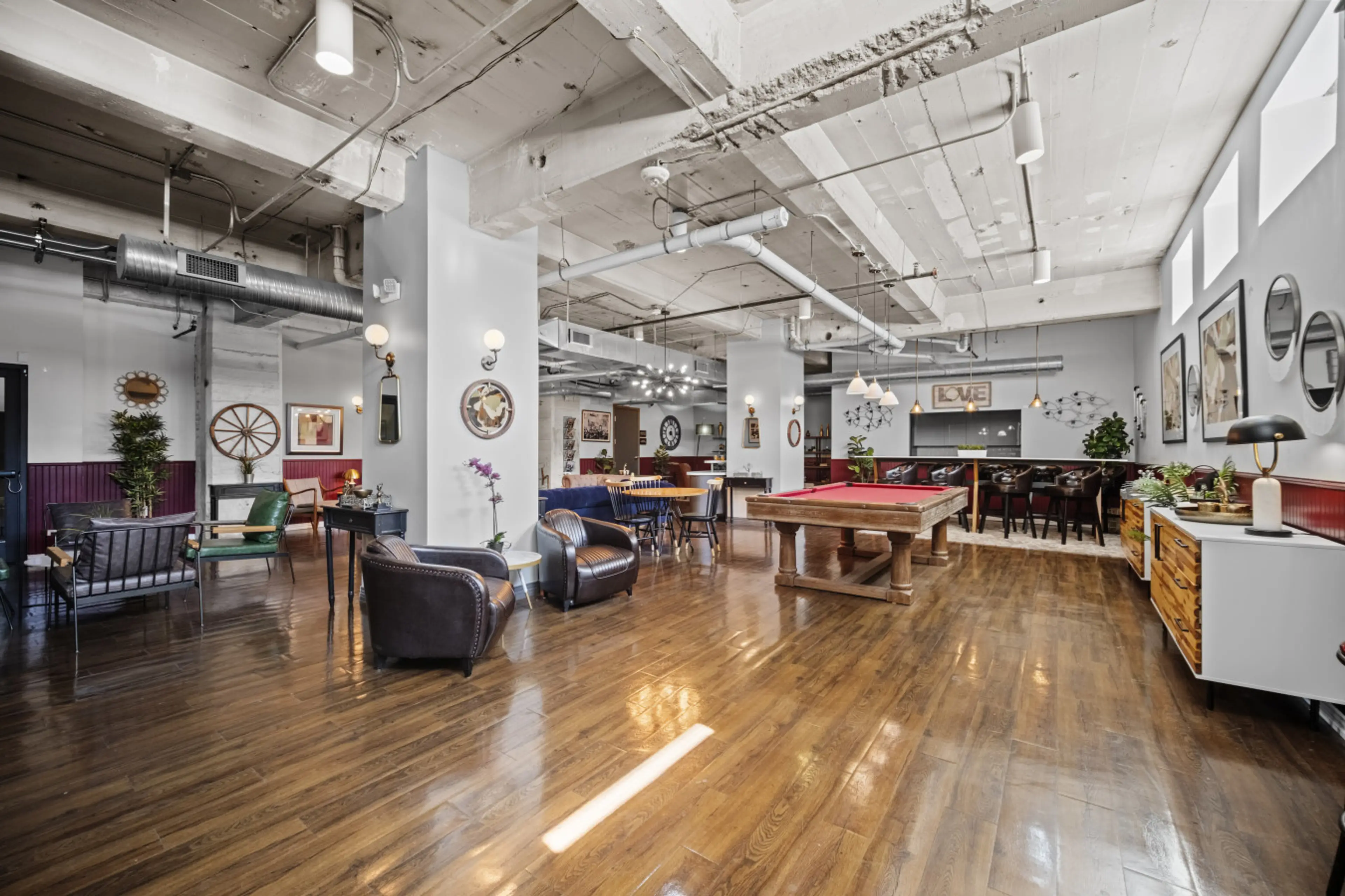 “Retro skee-ball and game tables bring out everyone’s playful side.”