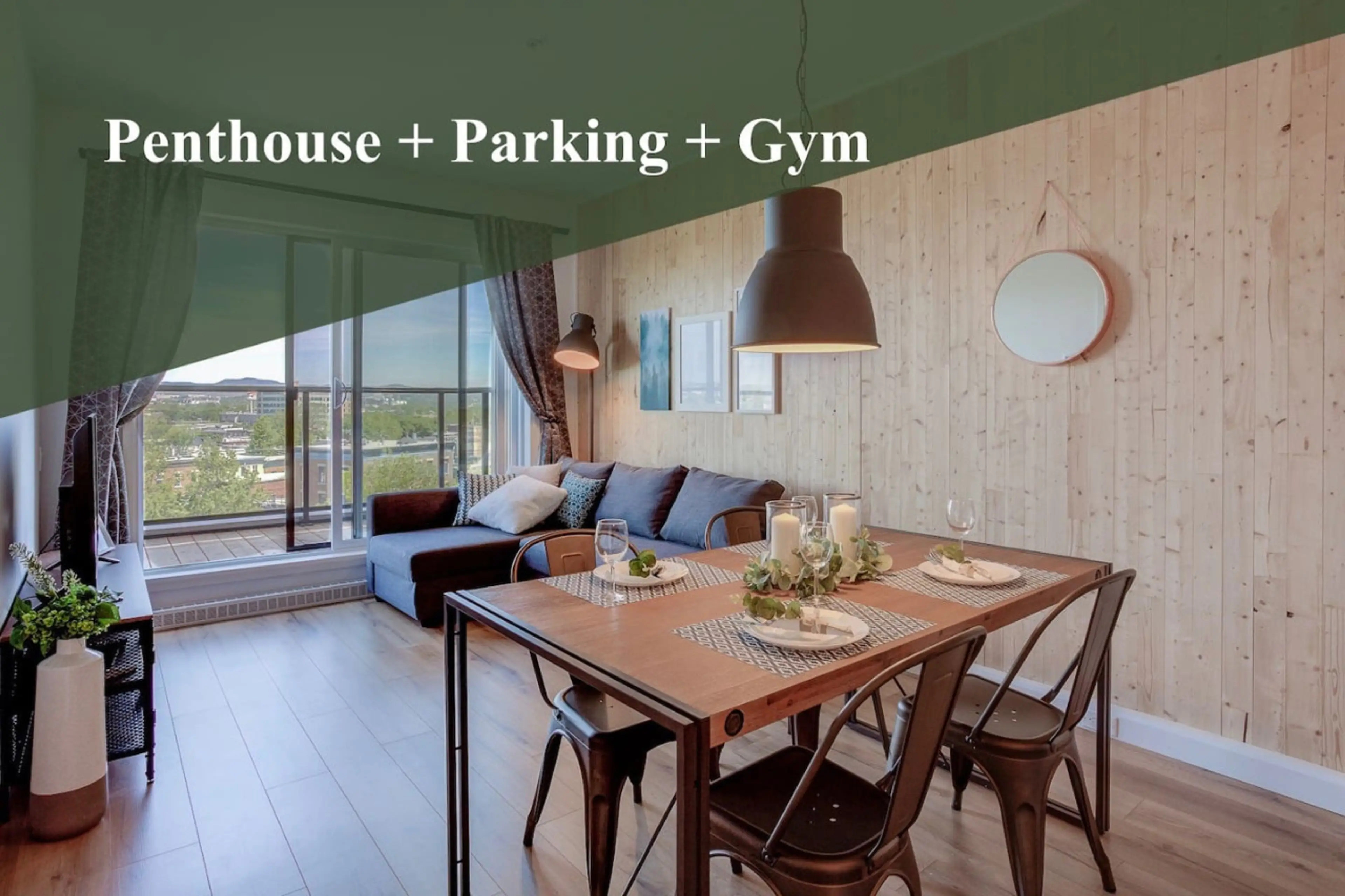 Dining and living room