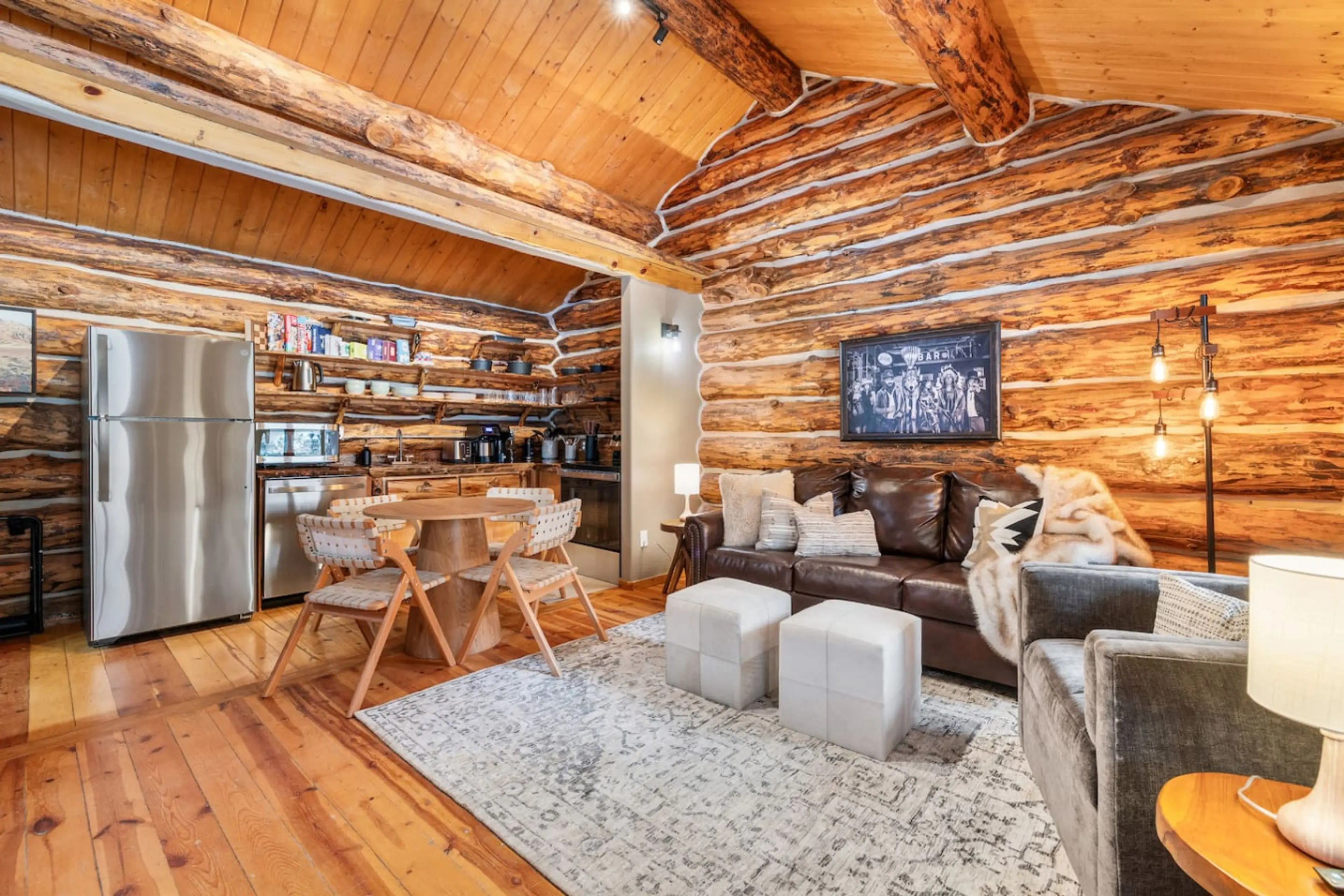 Welcome to your charming cabin retreat nestled in nature's beauty.