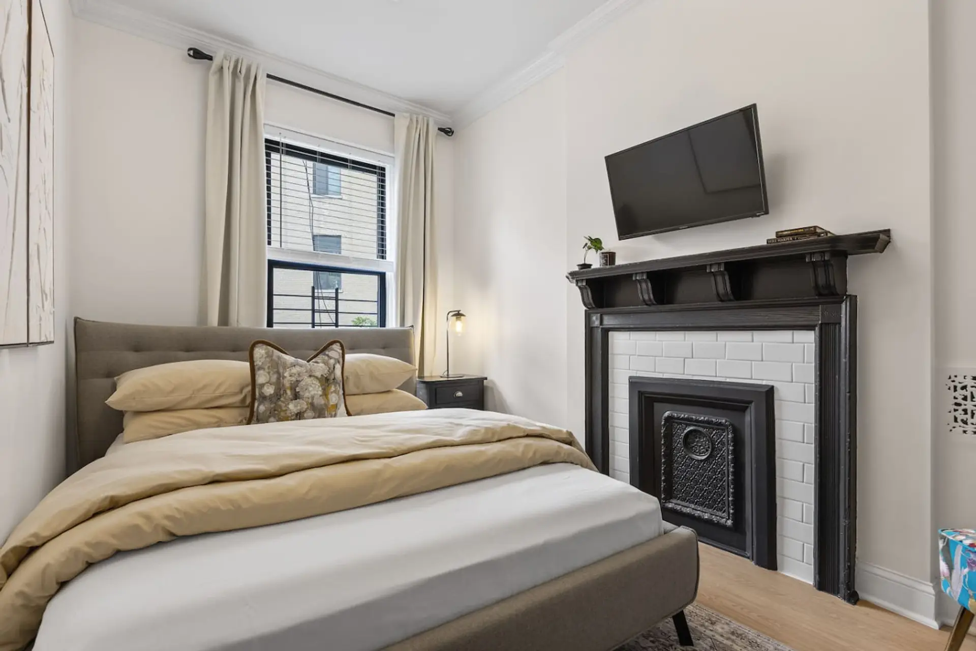 Sweet dreams are made of this! Sink into the plush bed and let the worries of the day melt away.