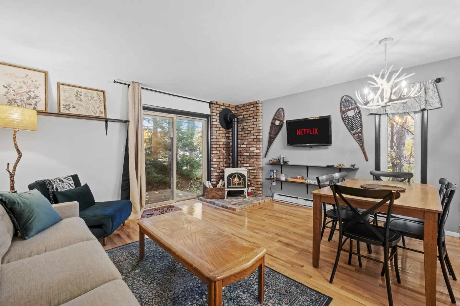 Relax in the spacious living area, perfect for families.