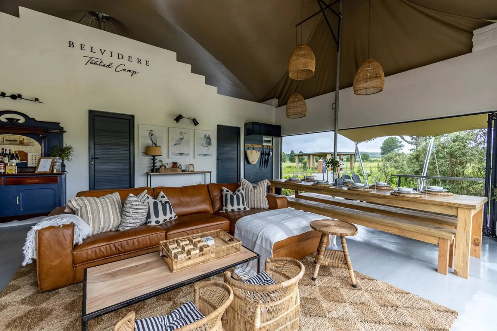 Spacious indoor living area