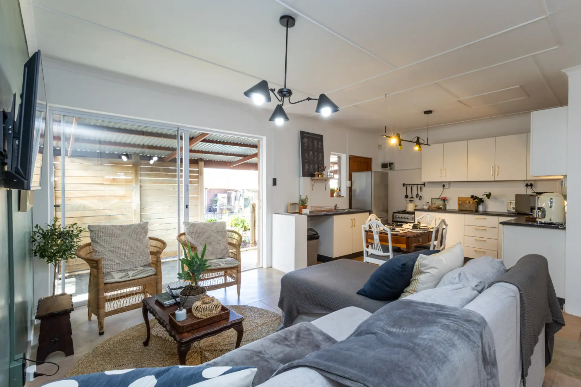 Comfortable lounge area