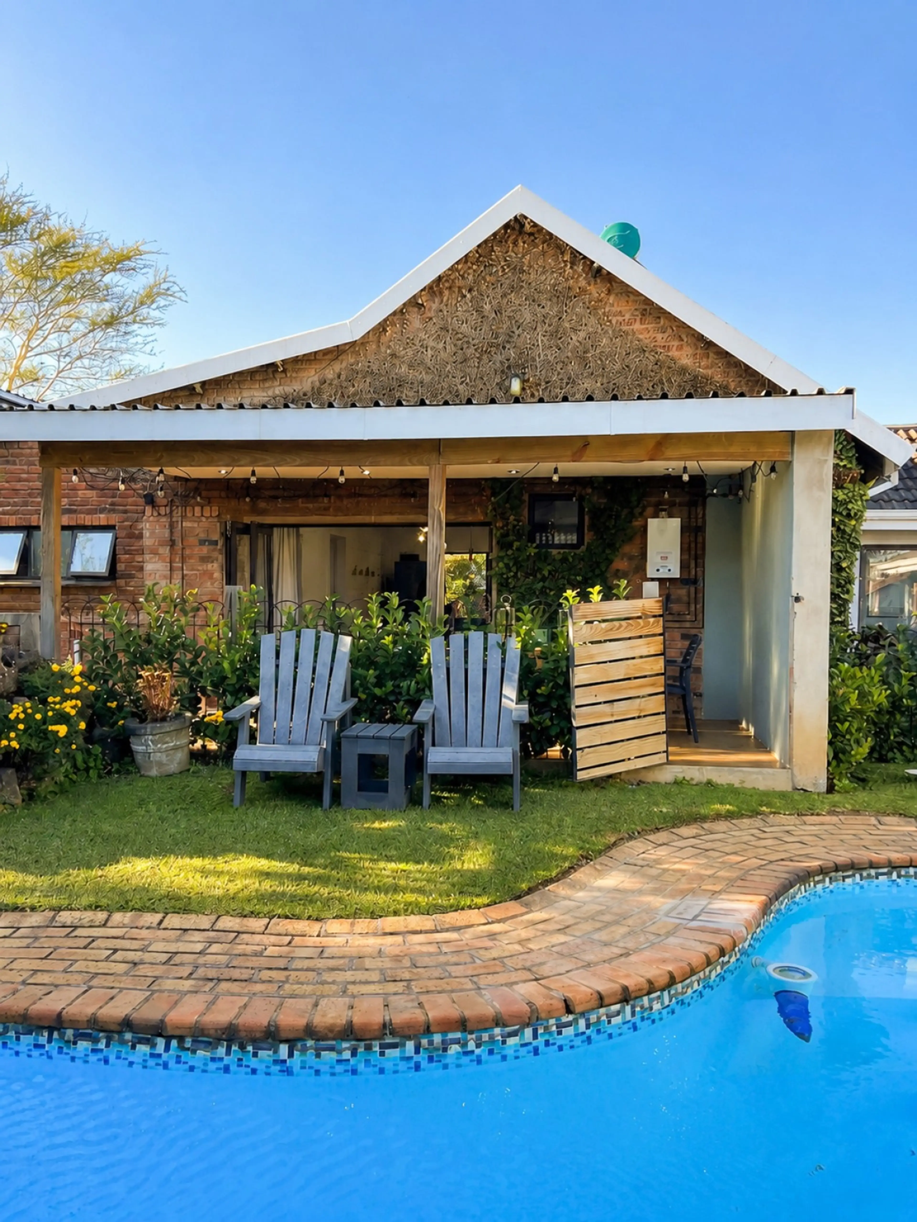 View from the pool area