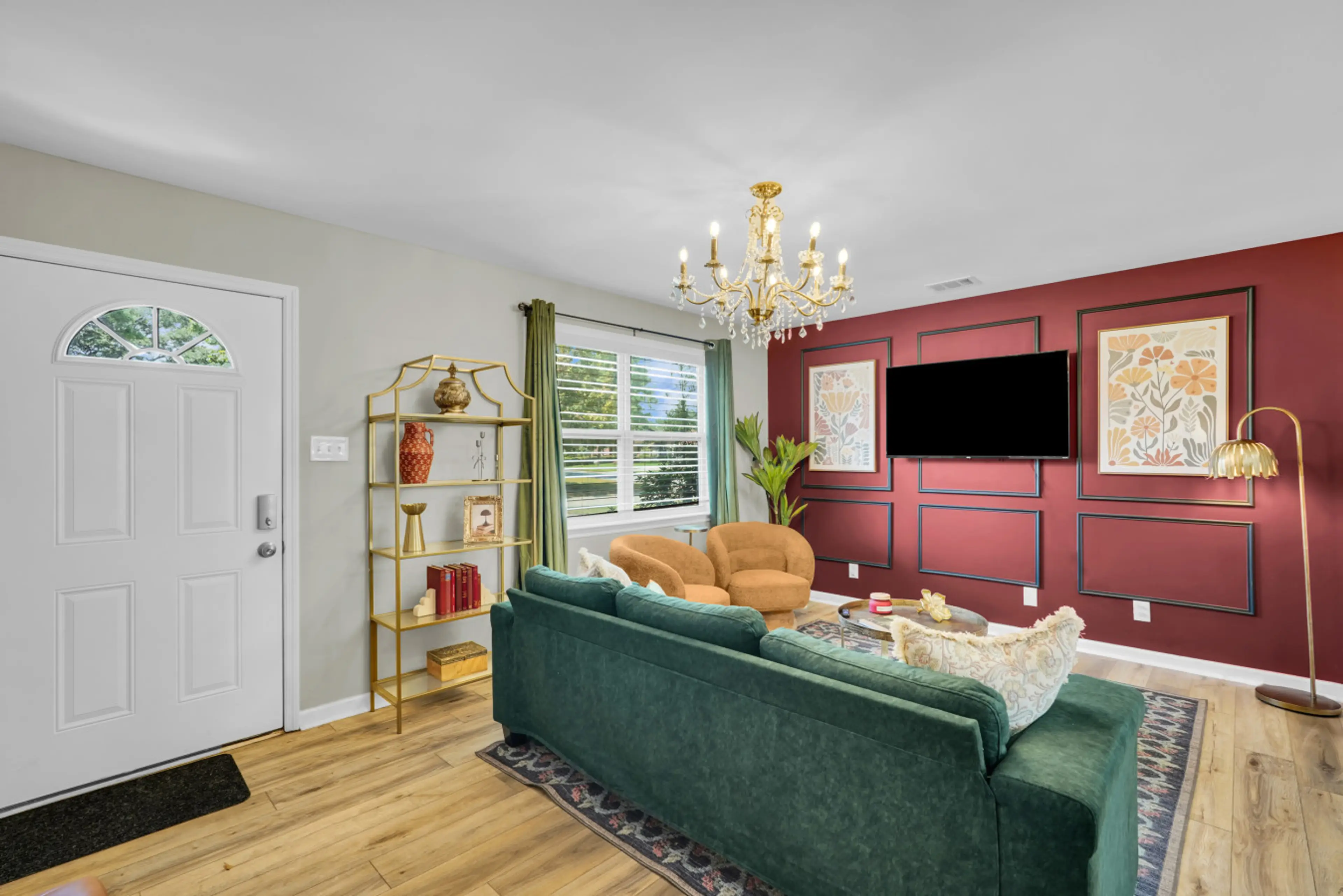 Entrance + Living room