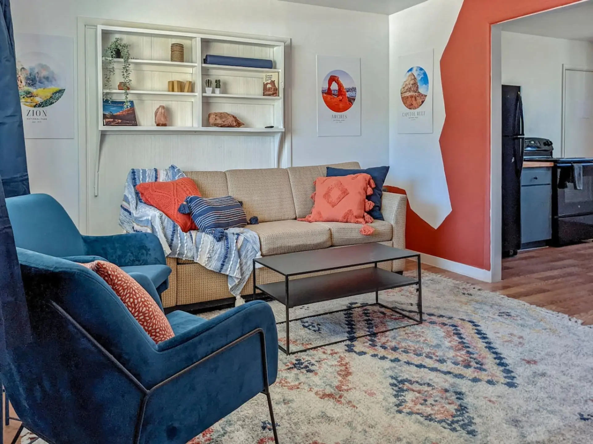 Sleeper sofa in the Living Room