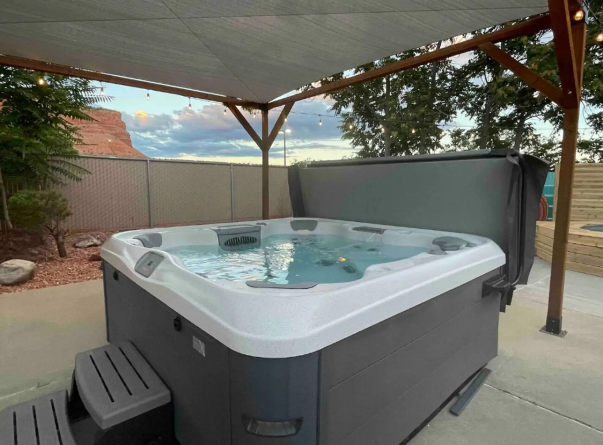 Community hot tub