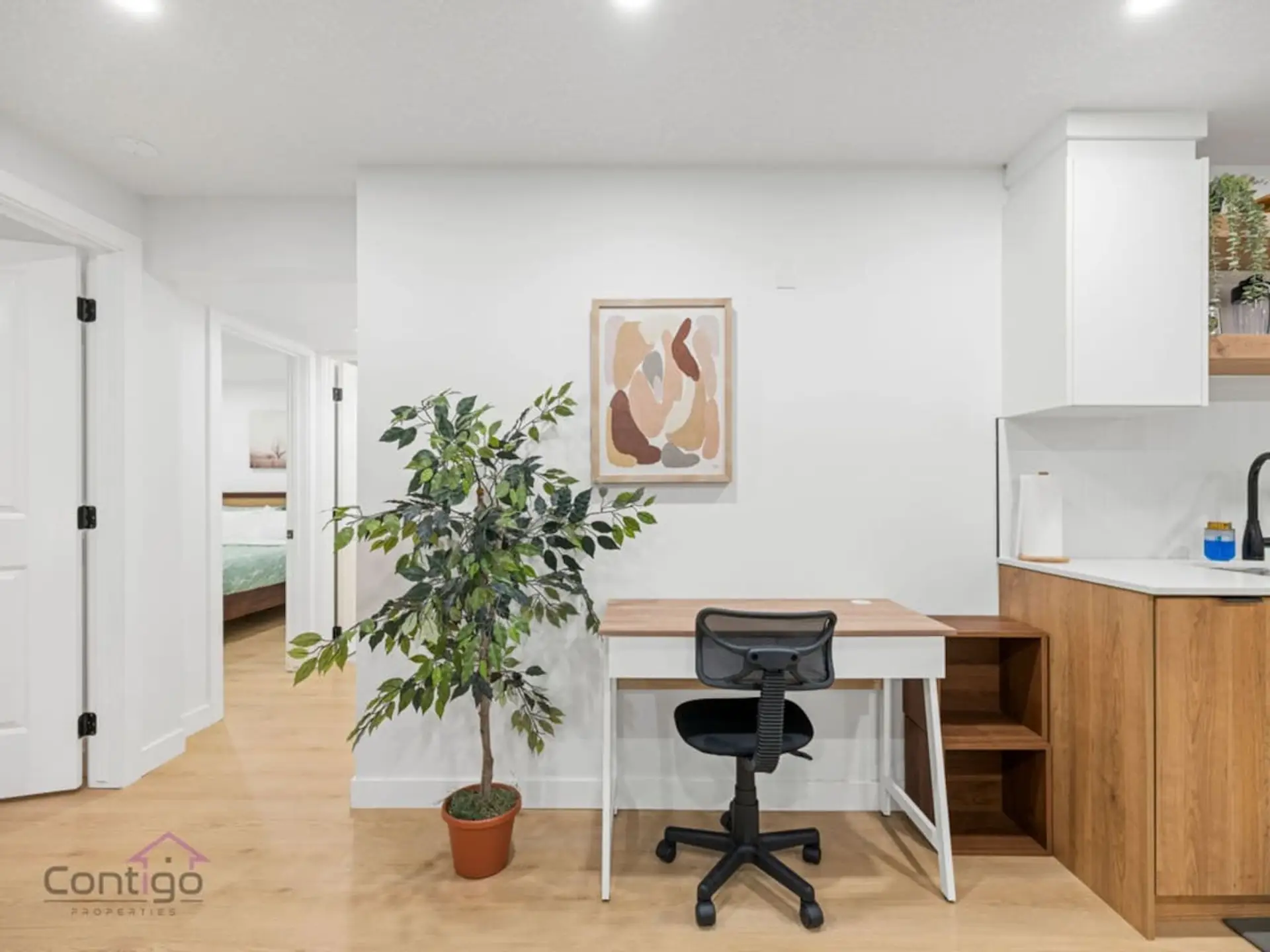 Work remotely with ease in our comfortable workspace.
