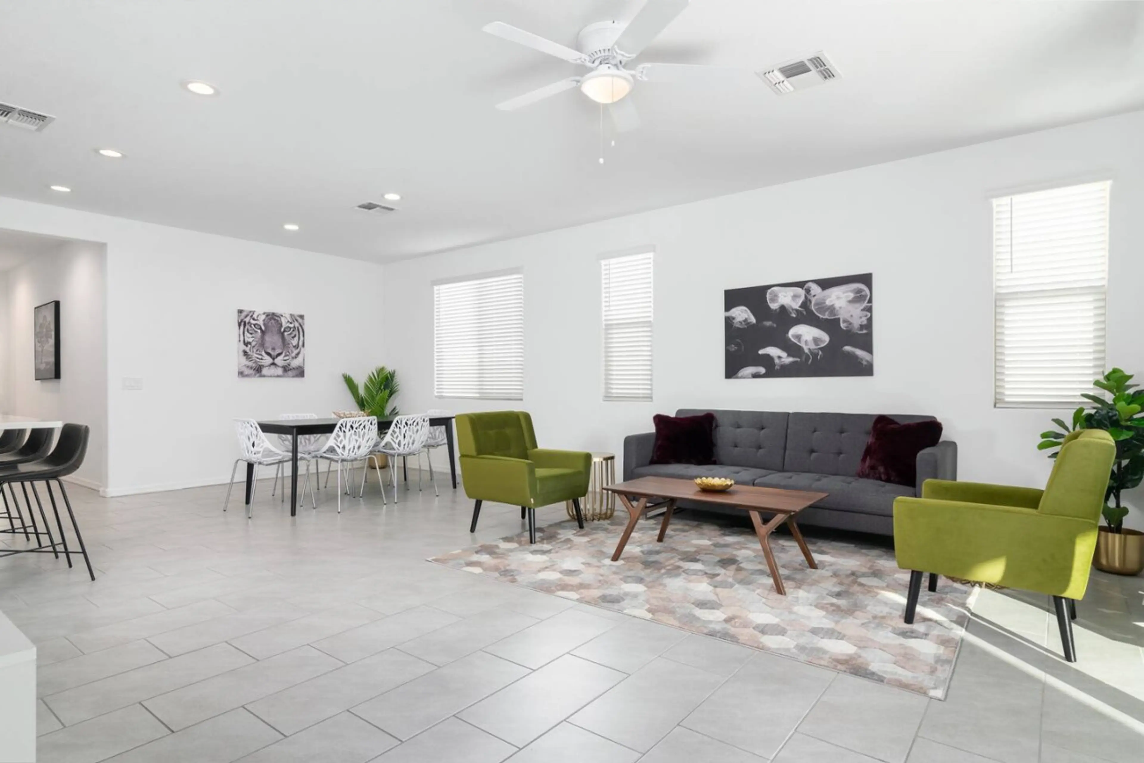 Find your place on the comfy living room sofa.