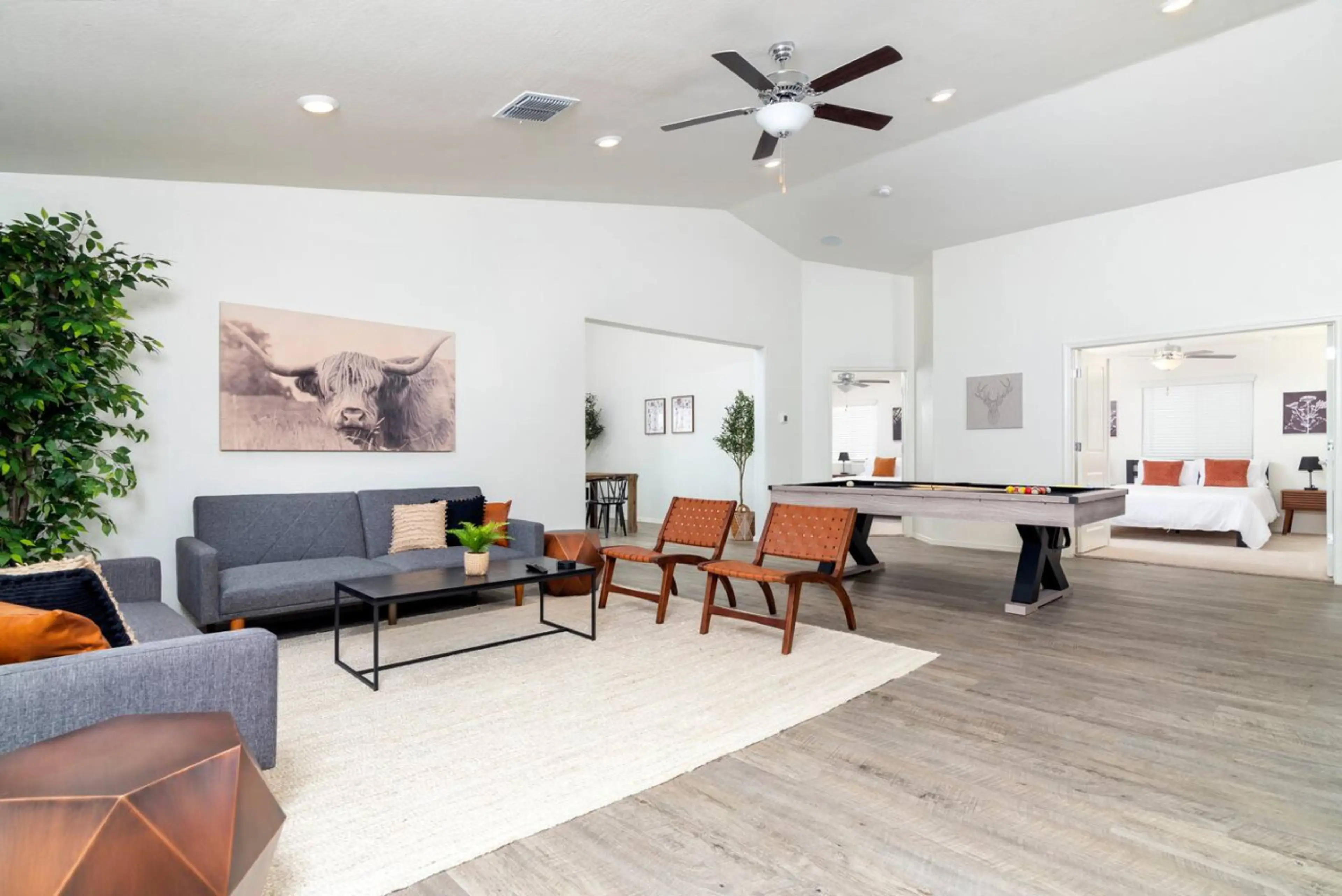 Come together with your loved ones in our inviting living room, perfect for making unforgettable memories.