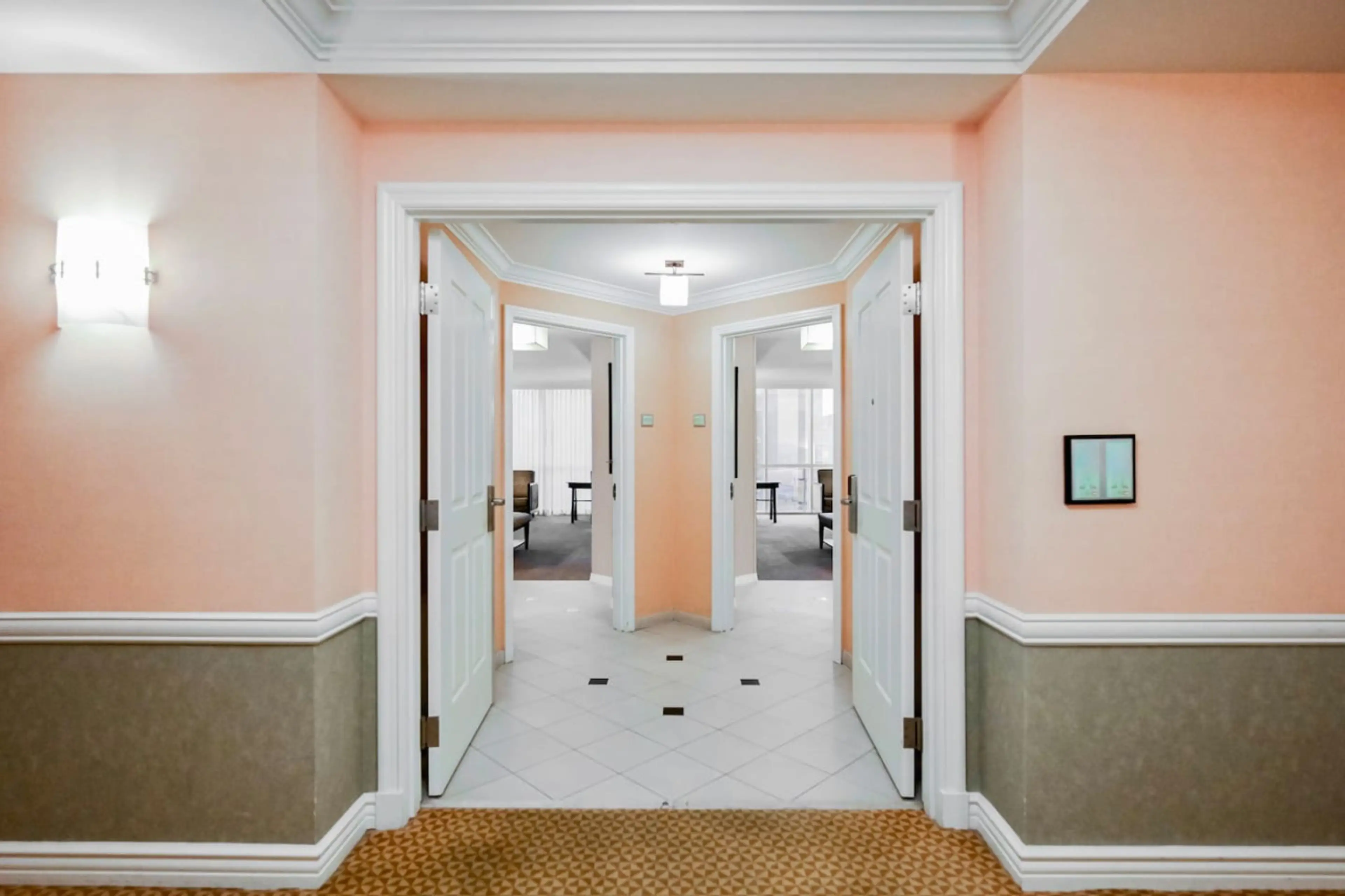 Private foyer and entrance to the studios!