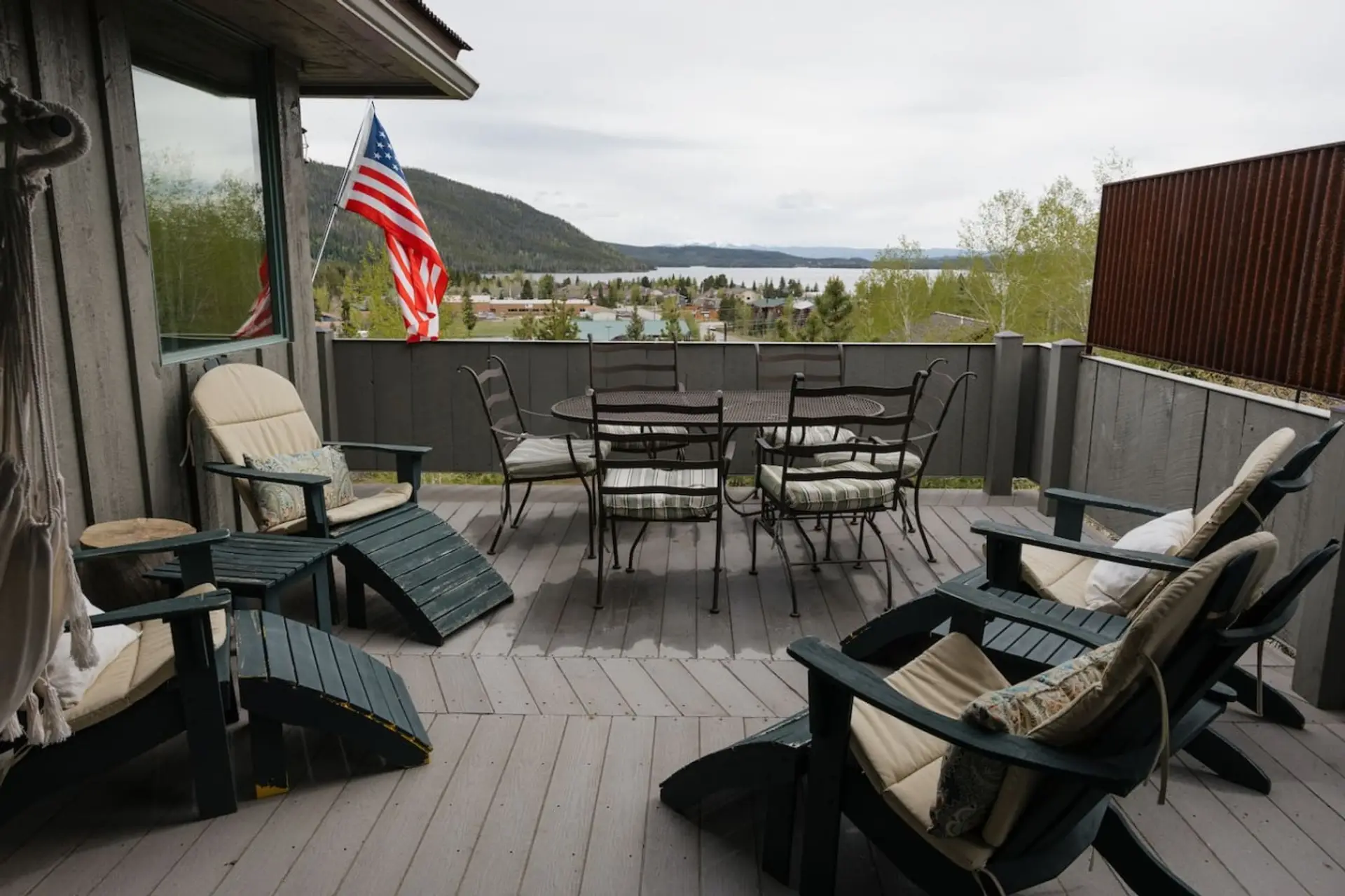 2nd level Grand Lake view from the deck