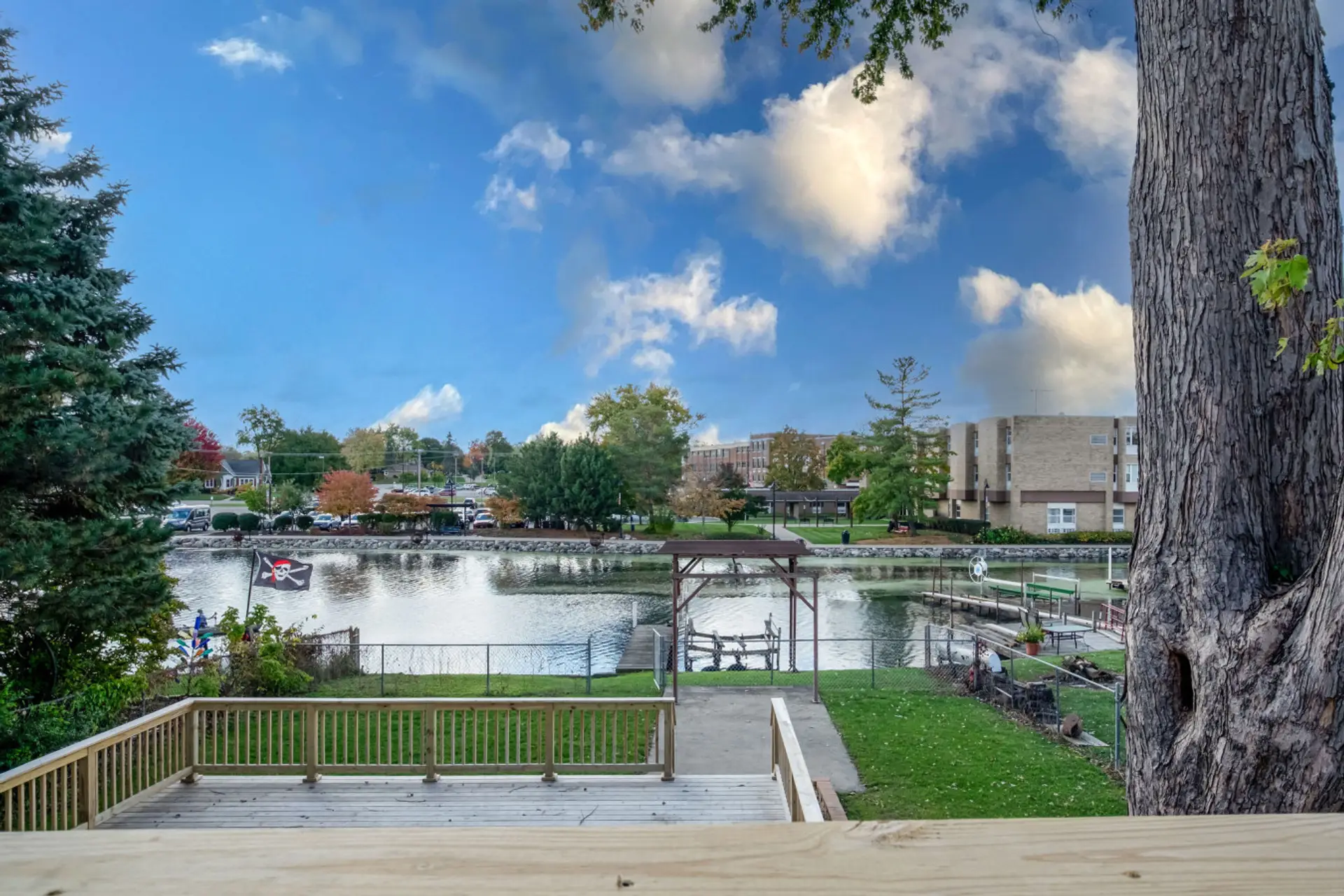 More beautiful views from our back yard to McHenry Riverwalk