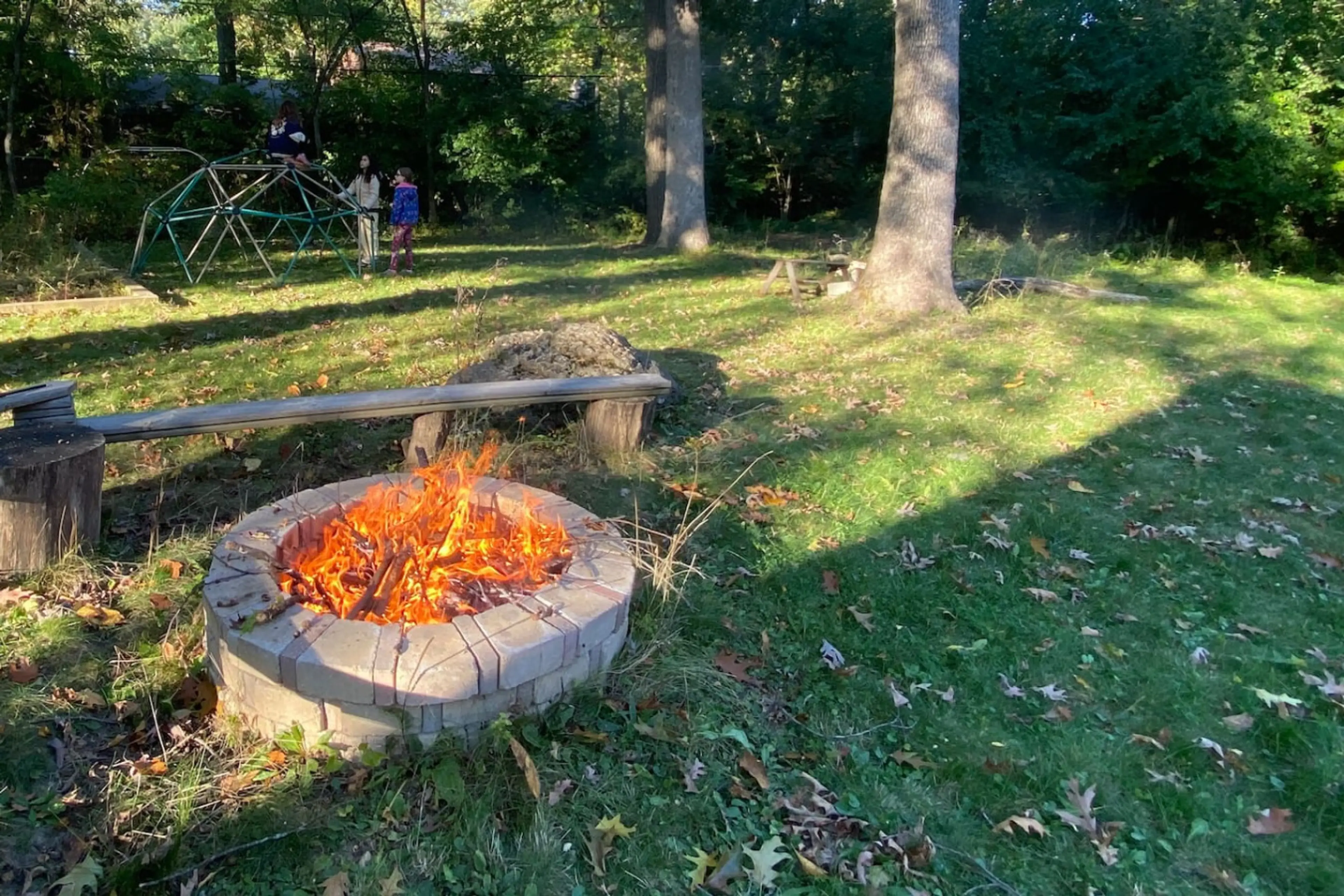 Backyard - Enjoy a fire in the back yard with  the family
