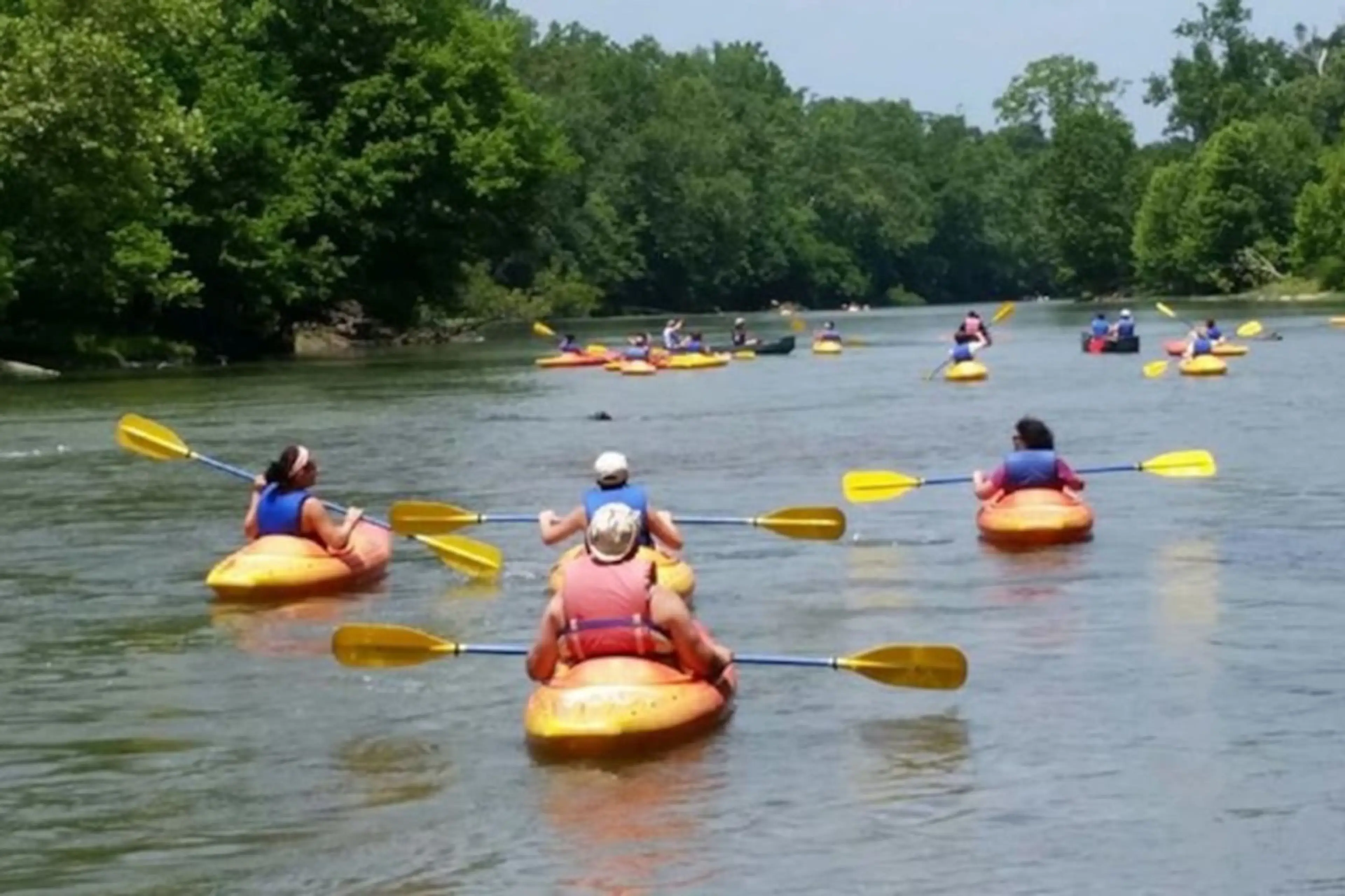 On site transportation and equipment for kayaking and canoeing!
