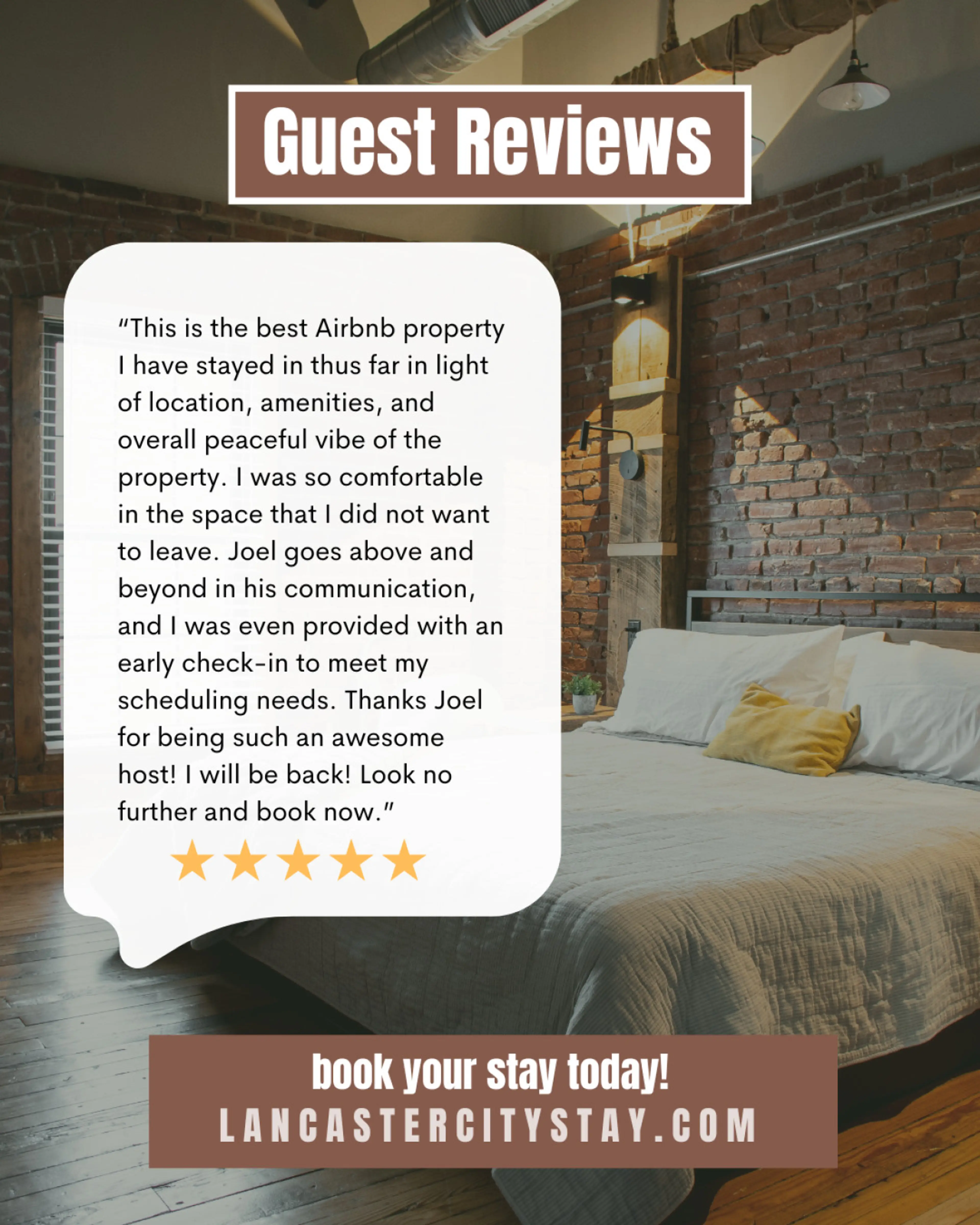 We have the best guests!