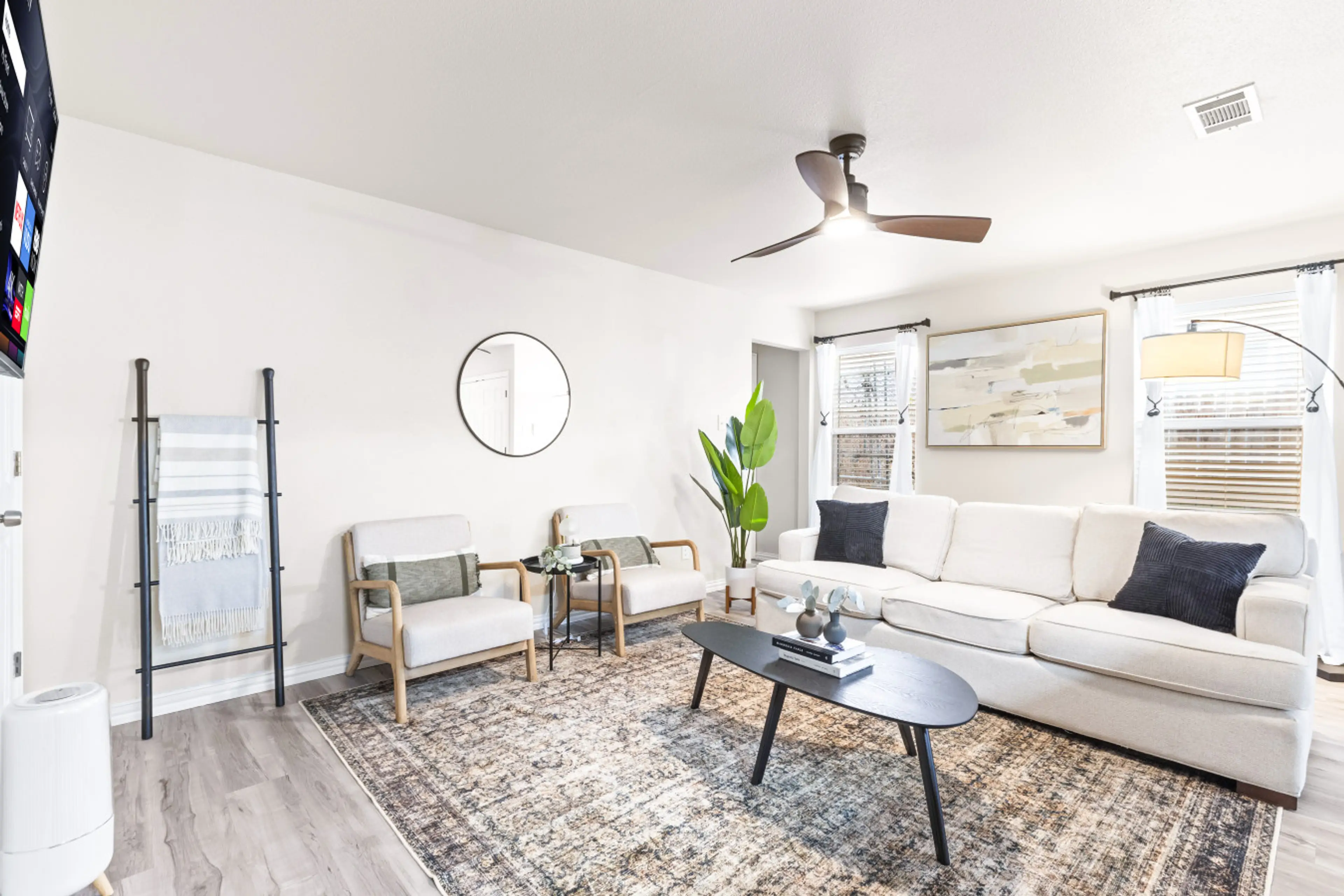 Cozy Living Room with Smart TV